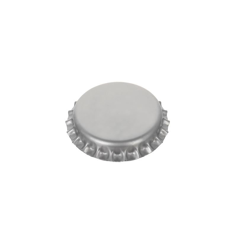 29 mm crown cap, metal, silver