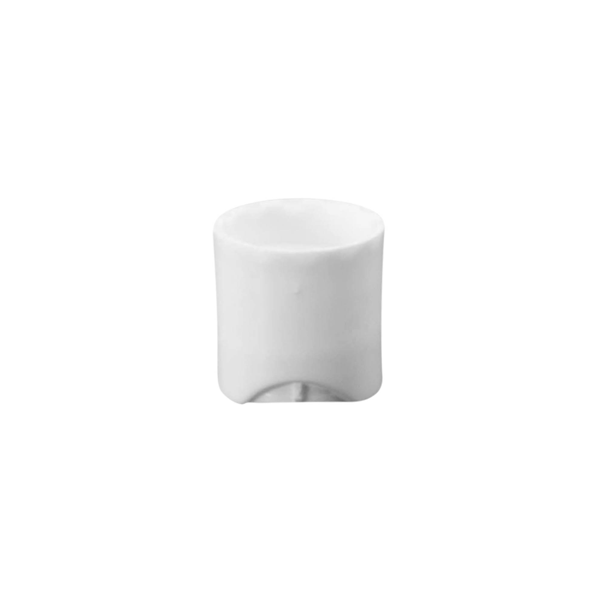 Screw cap with disc top, PP plastic, white, for opening: 20/410 Screw cap with disc top, PP plastic, white, for opening: 20/410
