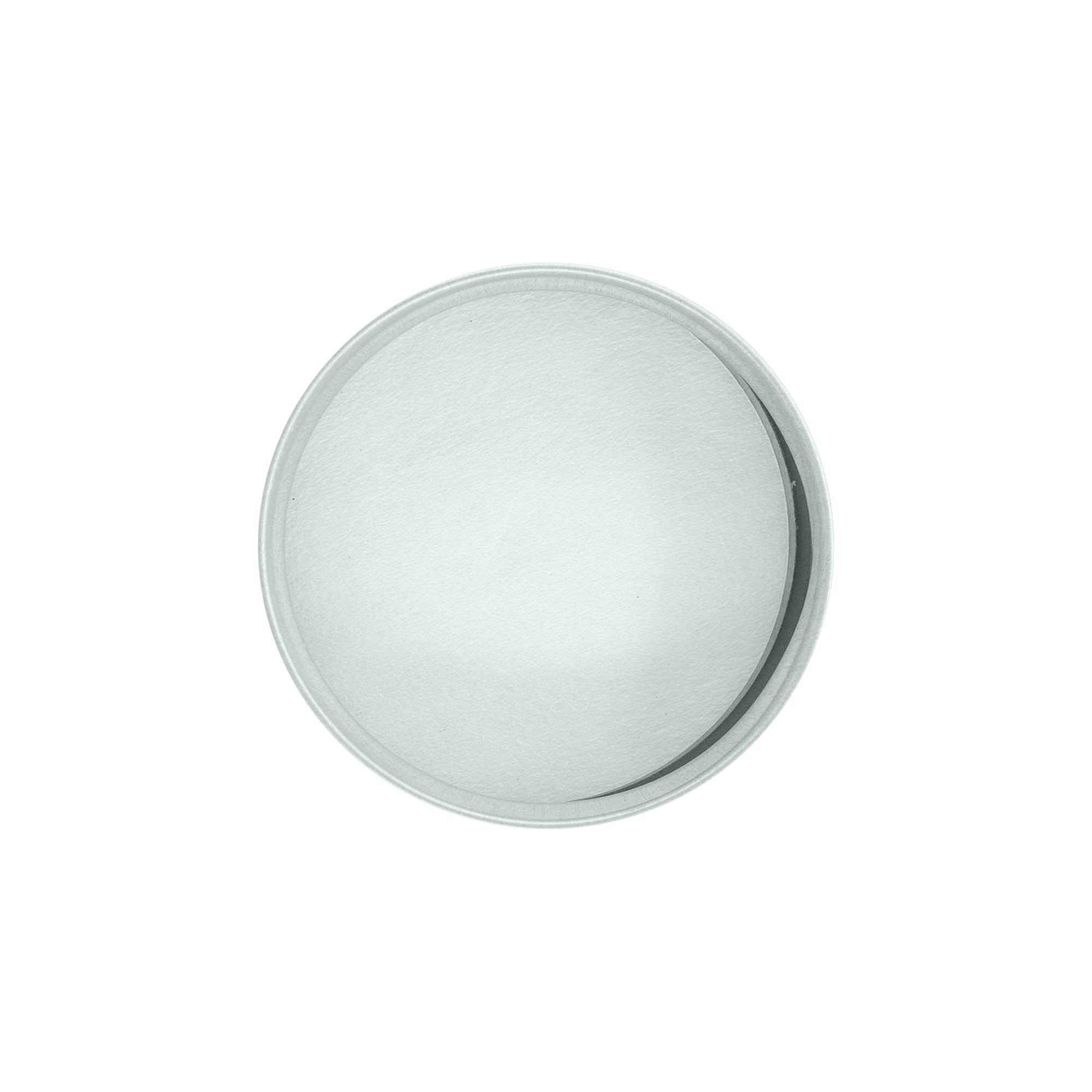 Screw cap, metal, silver, for opening: GPI 45/400