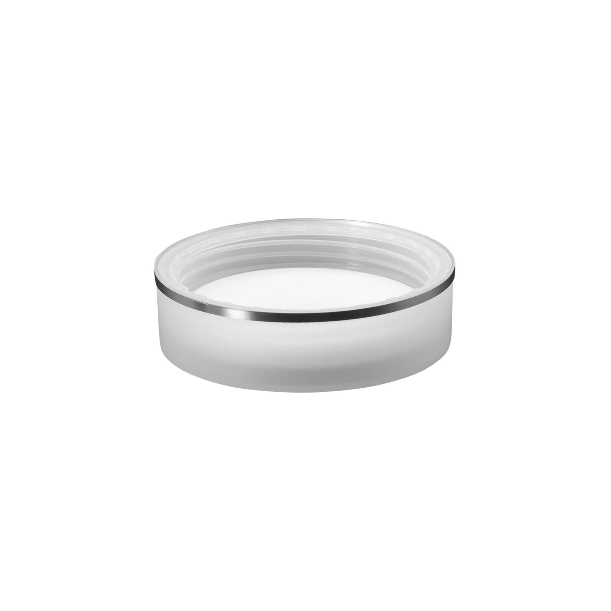 Screw cap 'Clear/Platinum Edition', PP plastic, white, for opening: 70/2P Screw cap 'Clear/Platinum Edition', PP plastic, white, for opening: 70/2P