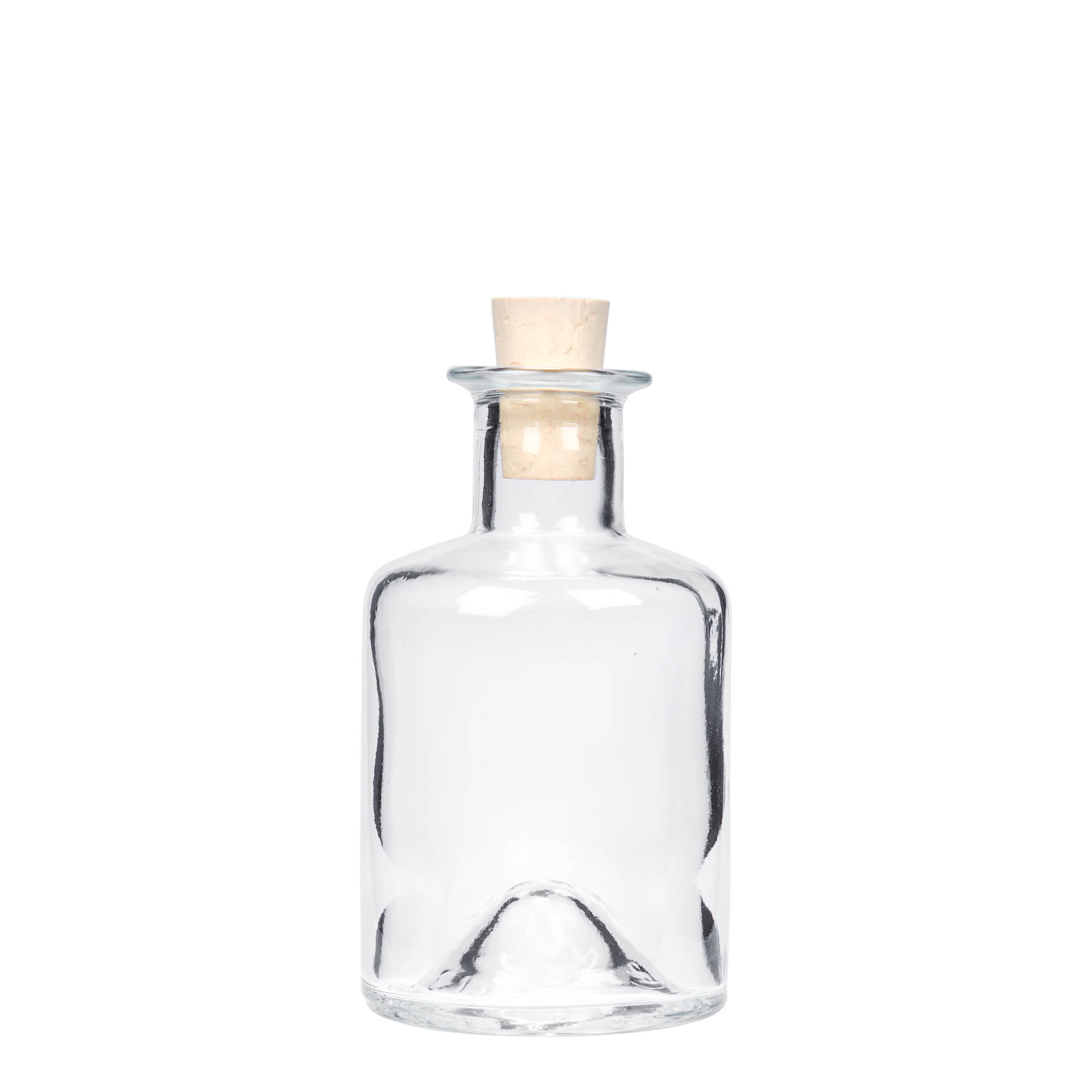 200 ml glass apothecary bottle, closure: cork 200 ml glass apothecary bottle, closure: cork