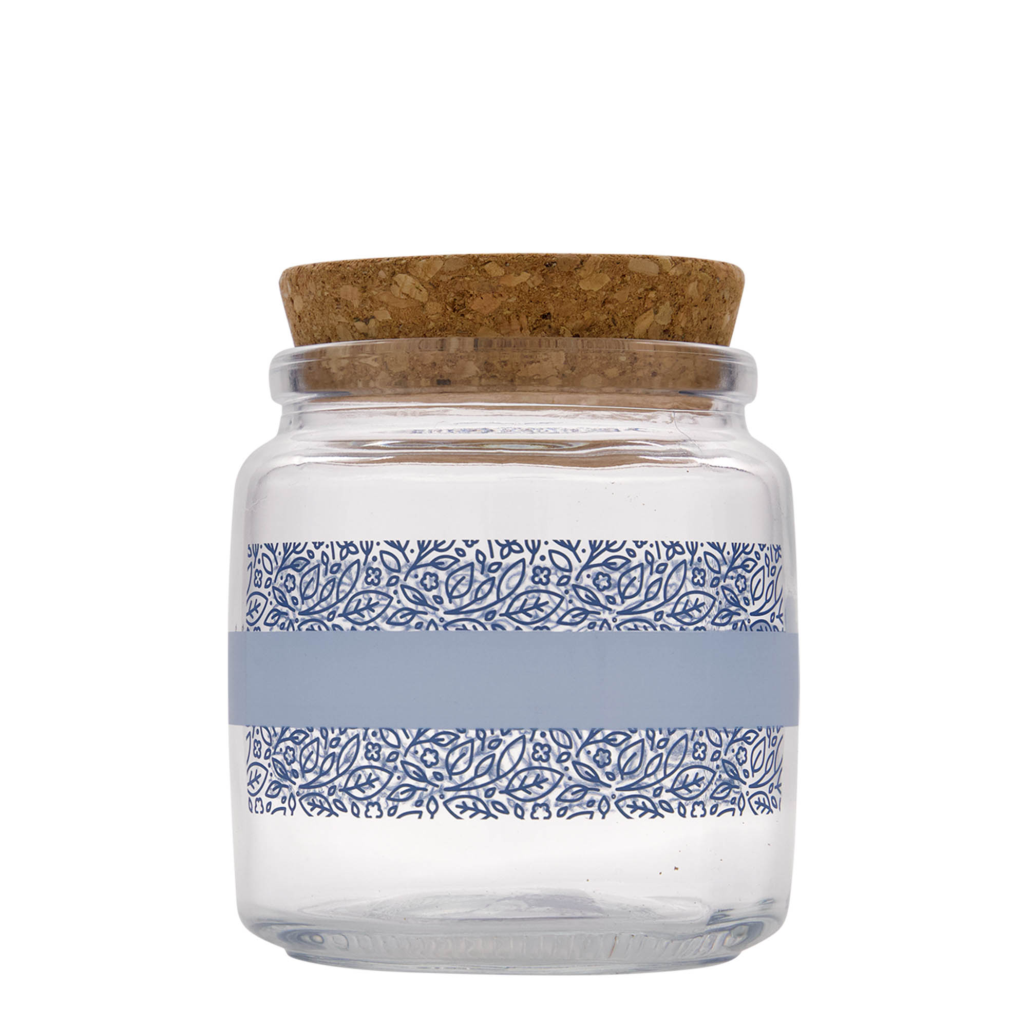 750 ml cork glass 'Giara', design: Naturalmente blu, opening: cork