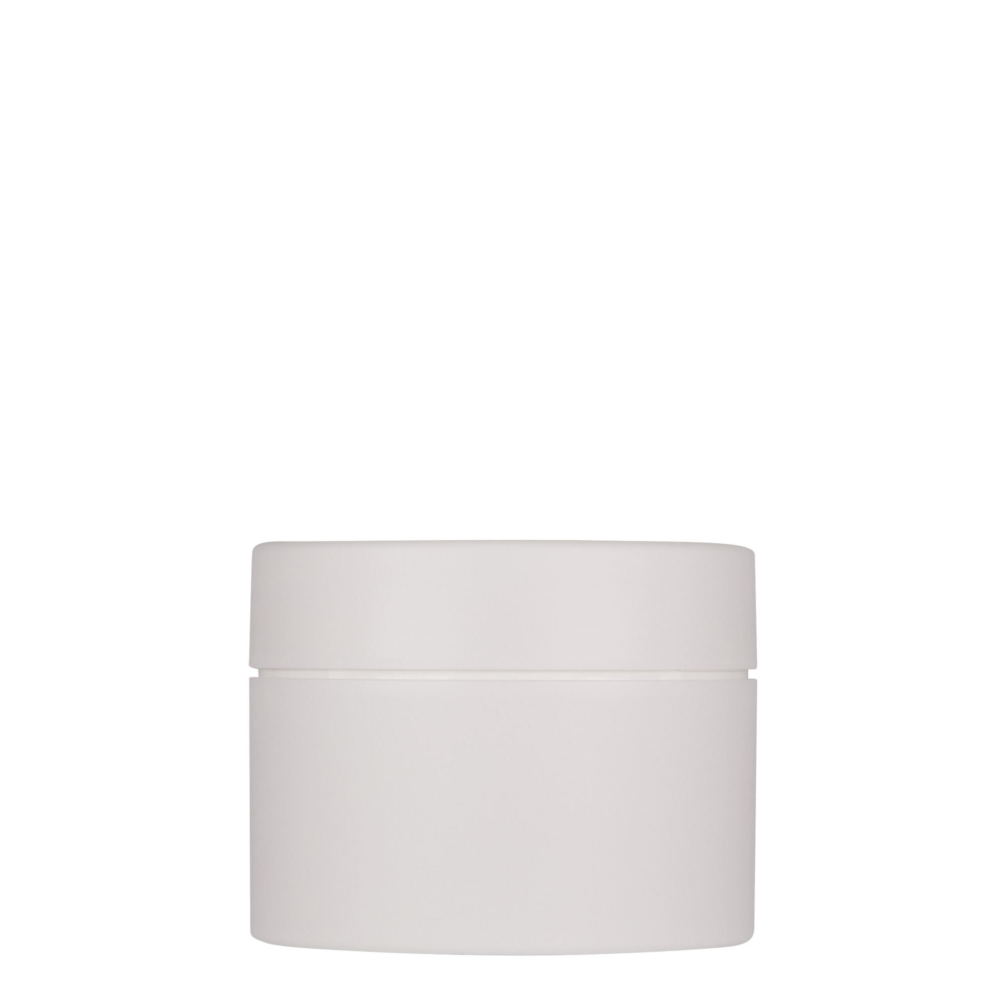 150 ml plastic jar ‘Antonella’, PP, white, opening: screw cap