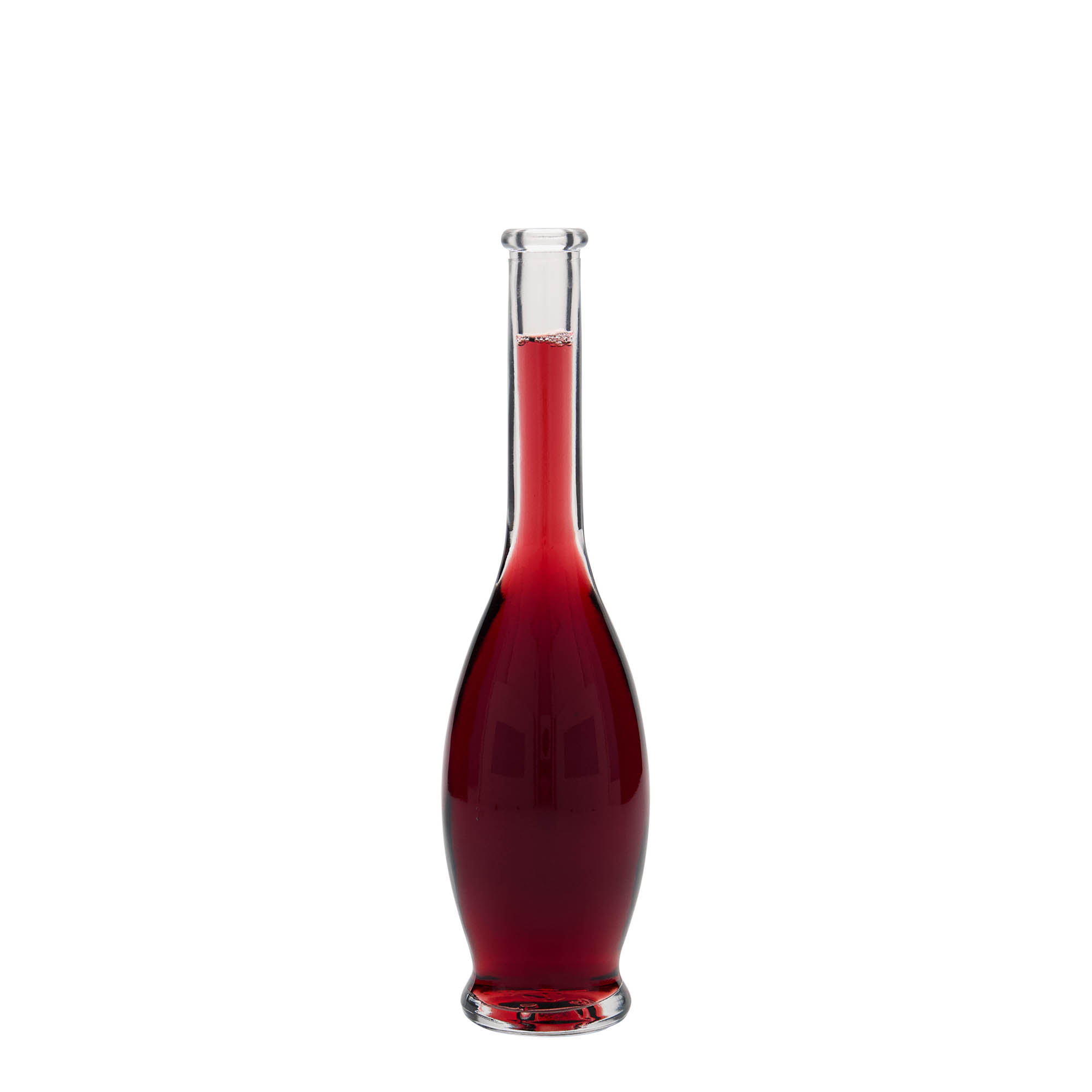 100 ml glass bottle 'Gina', opening: cork 100 ml glass bottle 'Gina', opening: cork