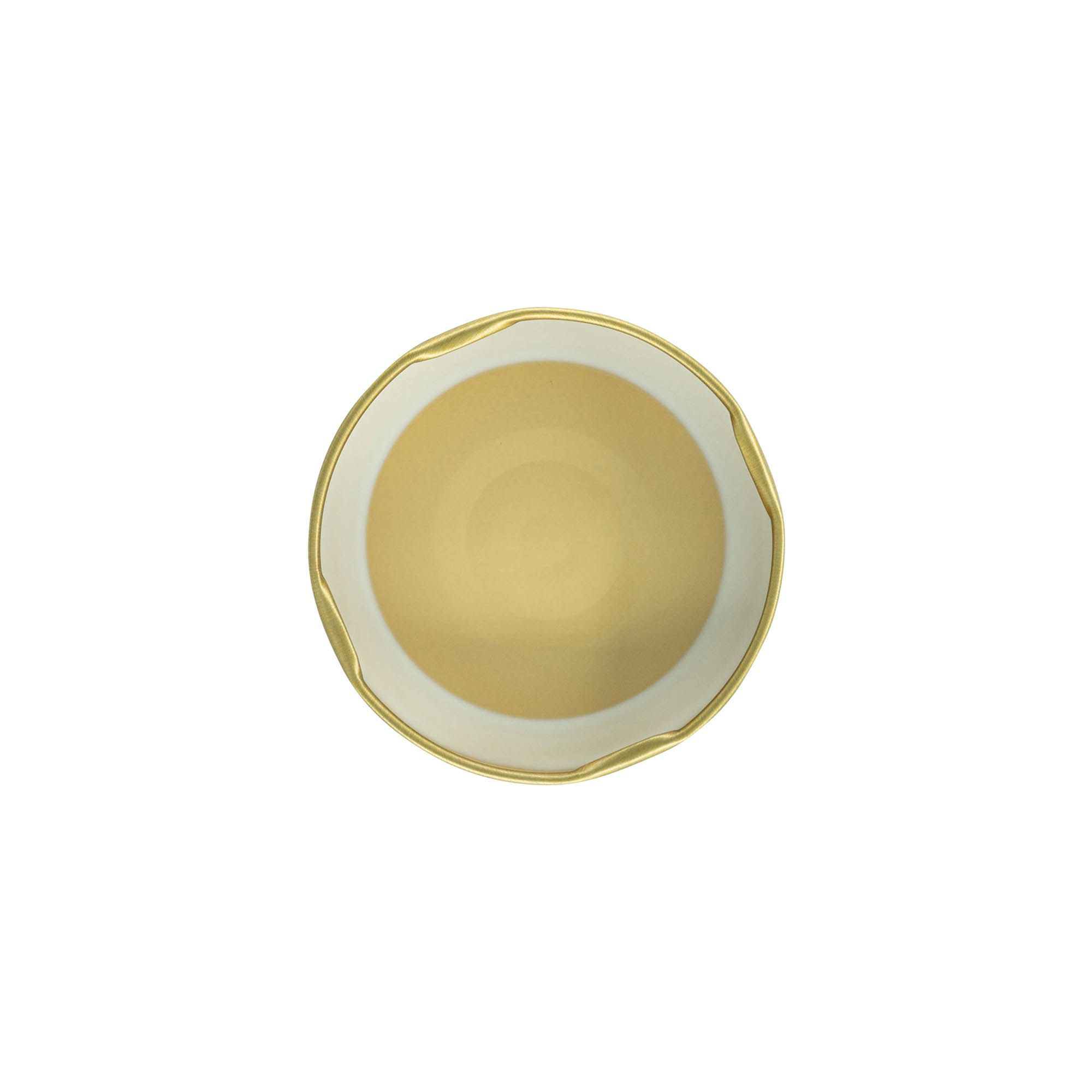 Deep twist-off cap, tinplate, gold, for opening: Deep-TO 66 Deep twist-off cap, tinplate, gold, for opening: Deep-TO 66
