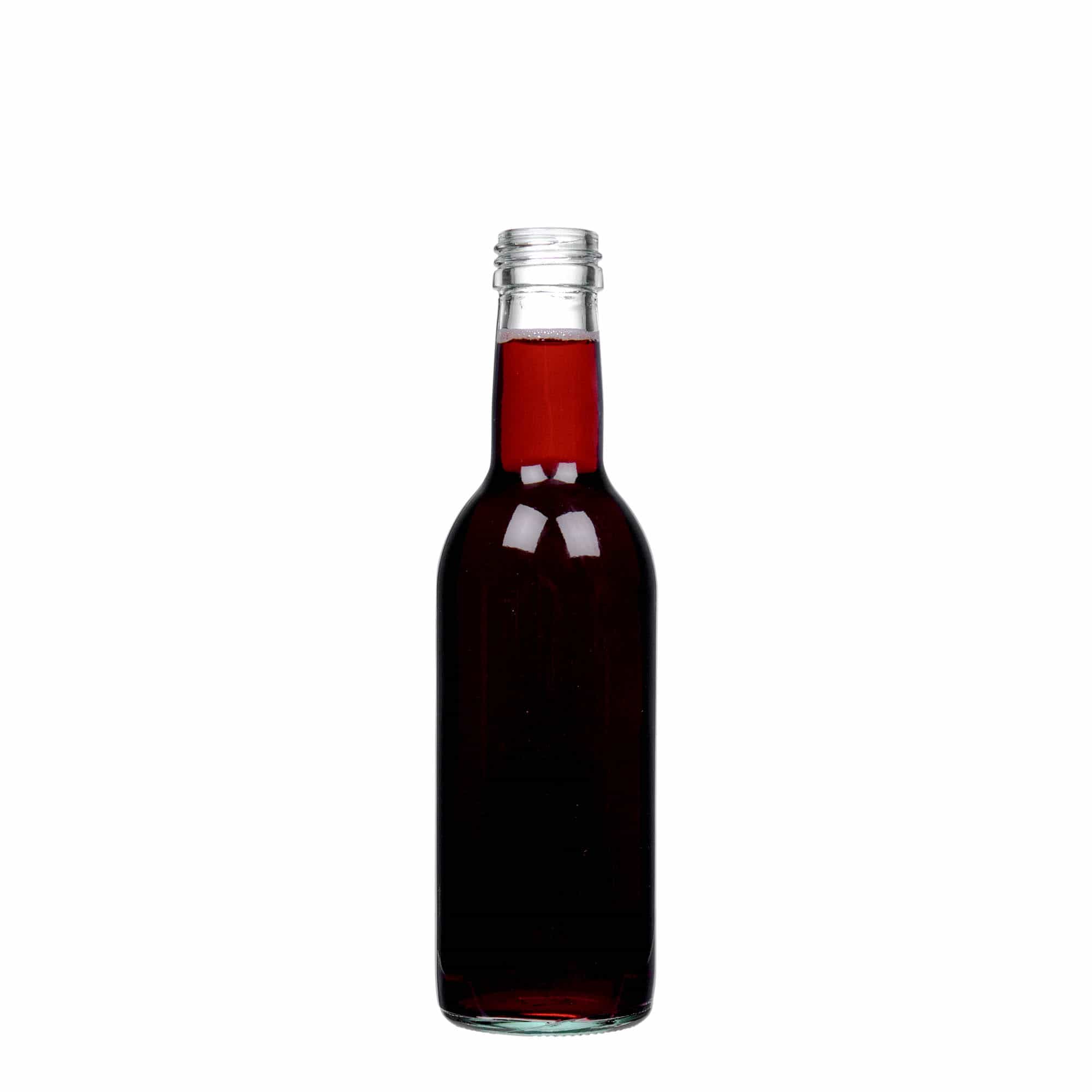 250 ml glass bottle ‘Bordeaux’, opening: PP 28