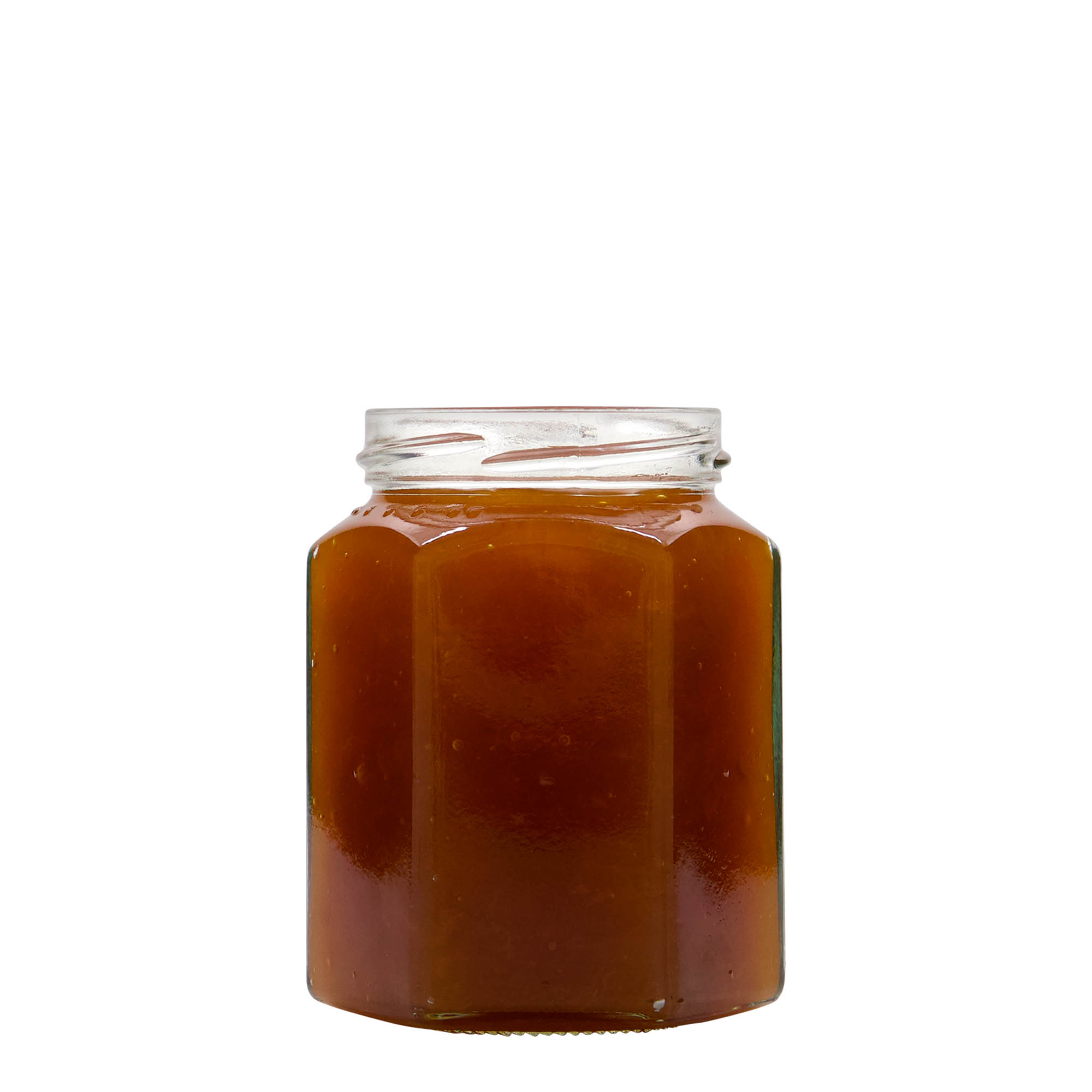 288 ml hexagonal jar, closure: twist off (TO 63)