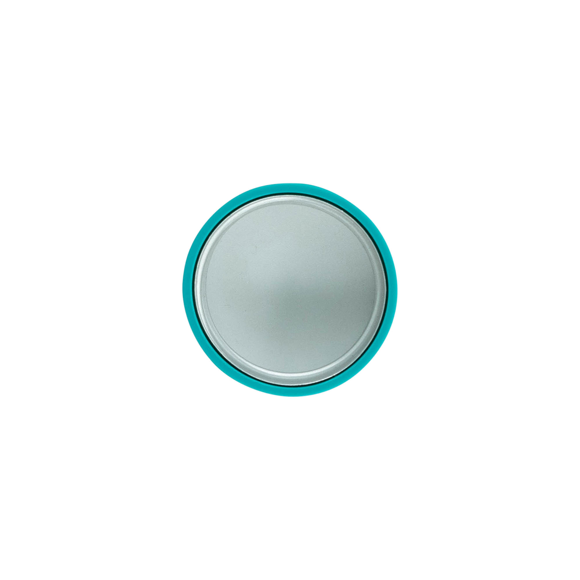 Screw cap, ABS plastic, turquoise, for opening: GPI 28/400 Screw cap, ABS plastic, turquoise, for opening: GPI 28/400