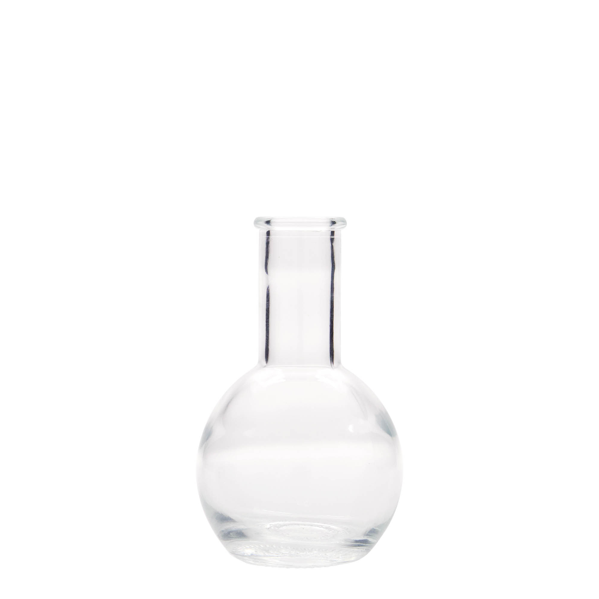 100 ml glass bottle 'Tulipano', opening: cork