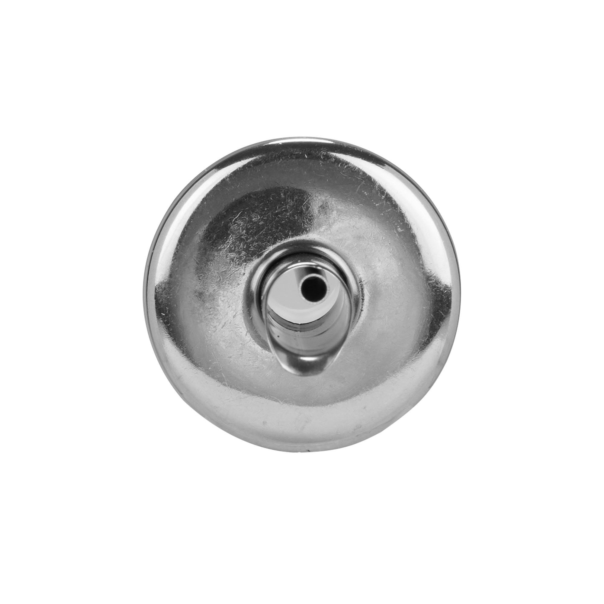 Spout for oil, stainless steel, silver