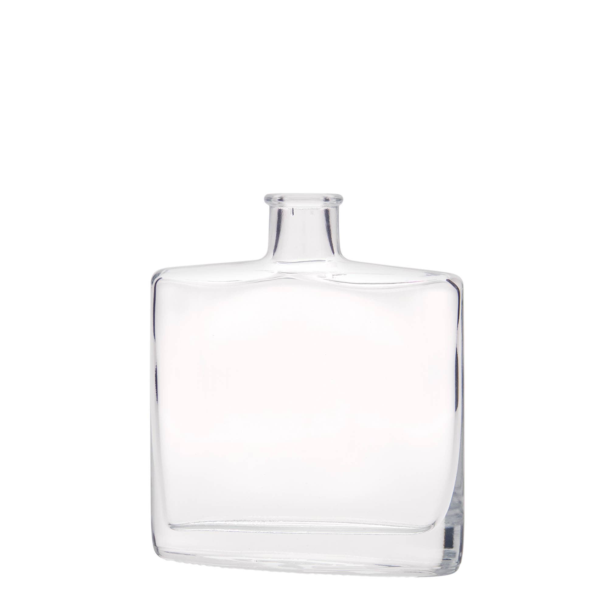 200 ml glass bottle ‘Zorbas’, oval, opening: cork