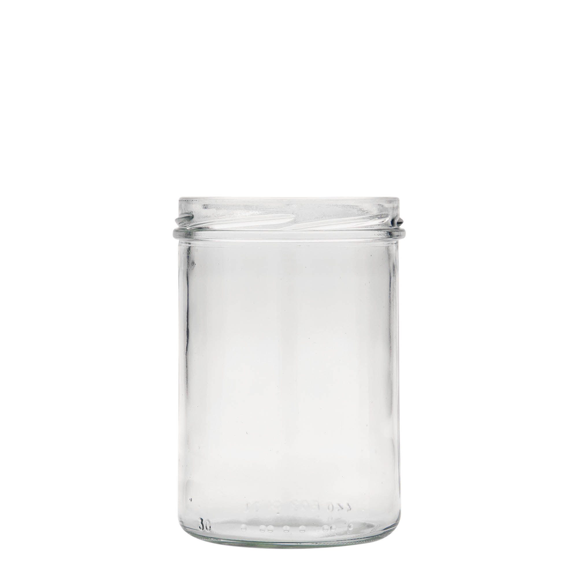 440 ml tall straight-sided jar, opening: Twist-Off (TO 82)