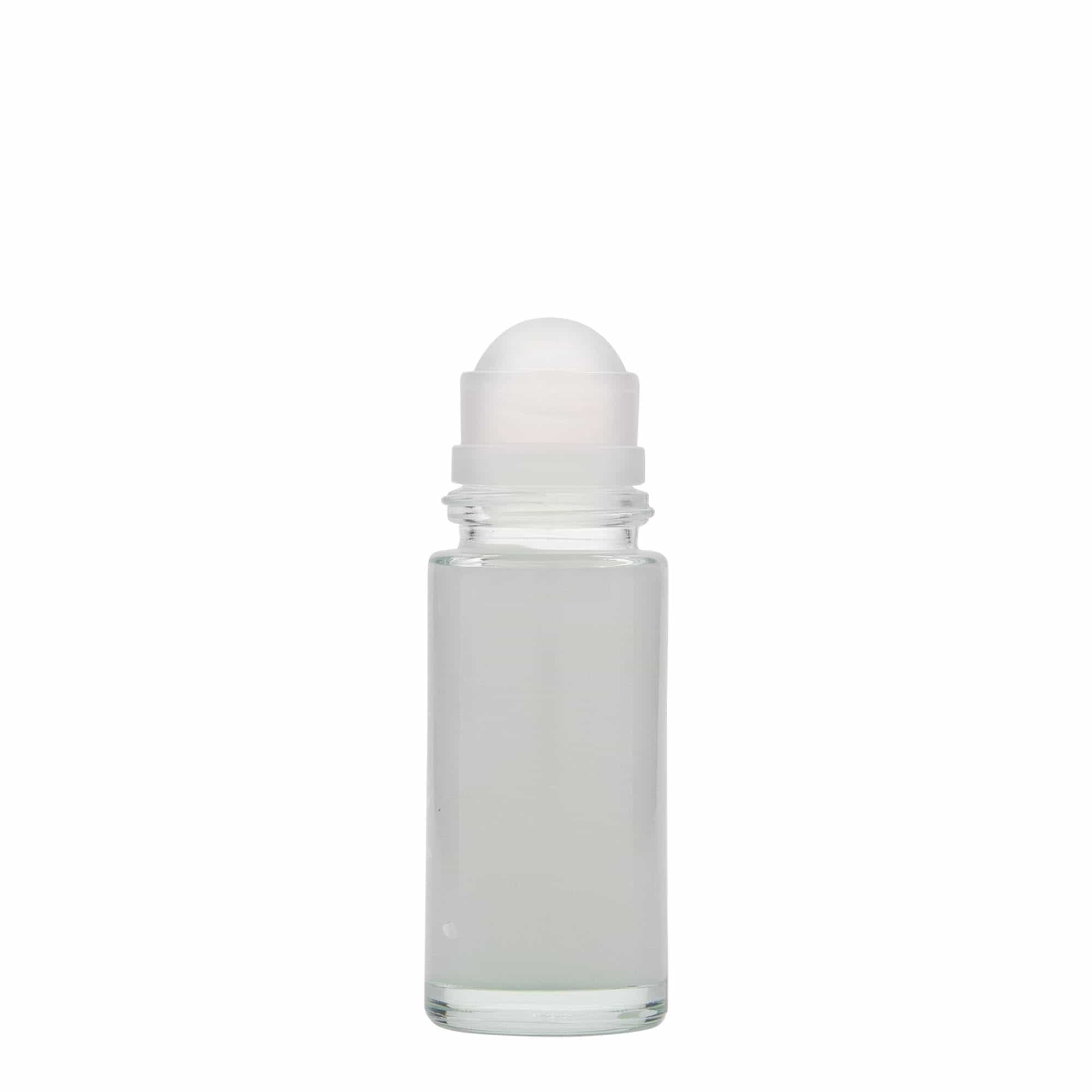 50 ml roll-on bottle, glass, opening: screw cap