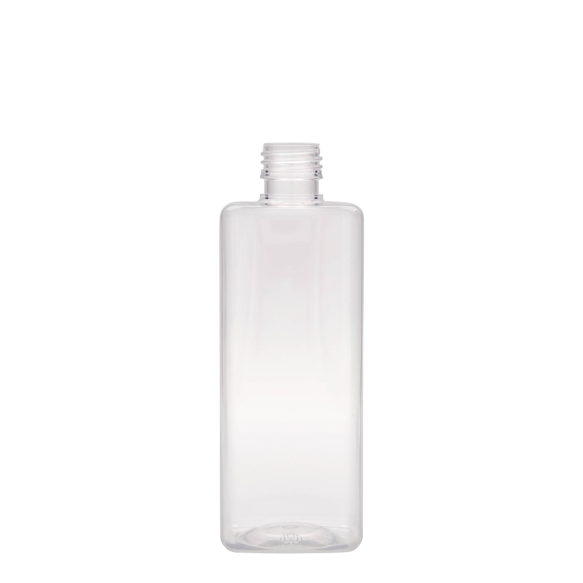 500 ml PET bottle 'Karl', square, plastic, opening: PP 28