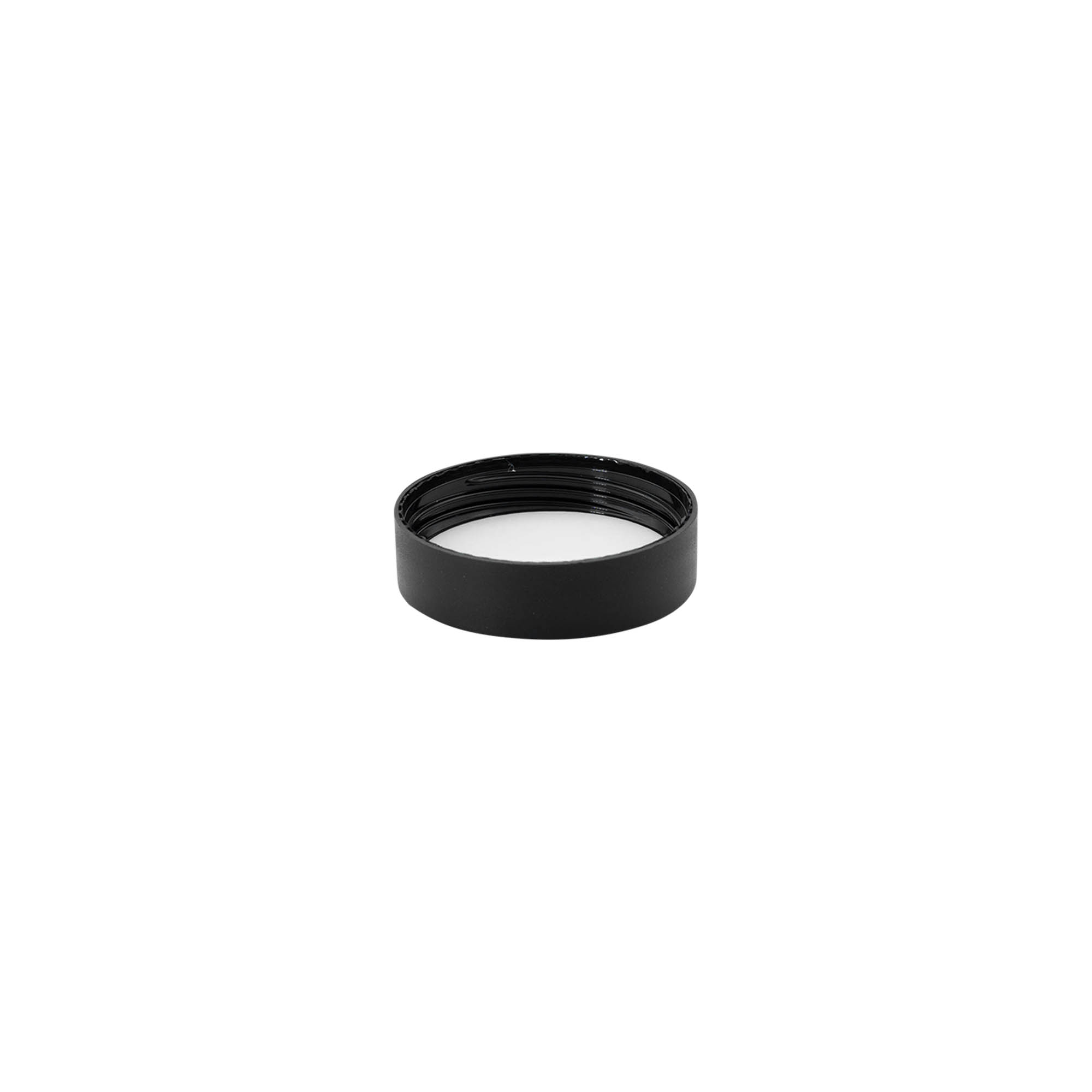 Screw cap for 15 ml 'Antonella', PP plastic, black Screw cap for 15 ml 'Antonella', PP plastic, black