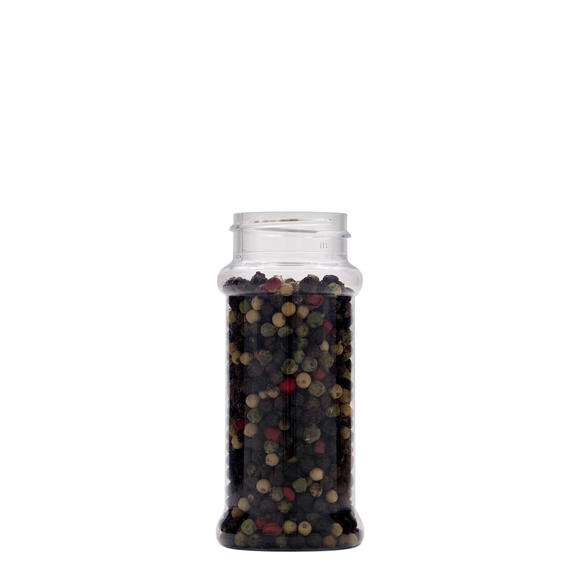 100 ml PET spice jar, plastic, opening: 38/400