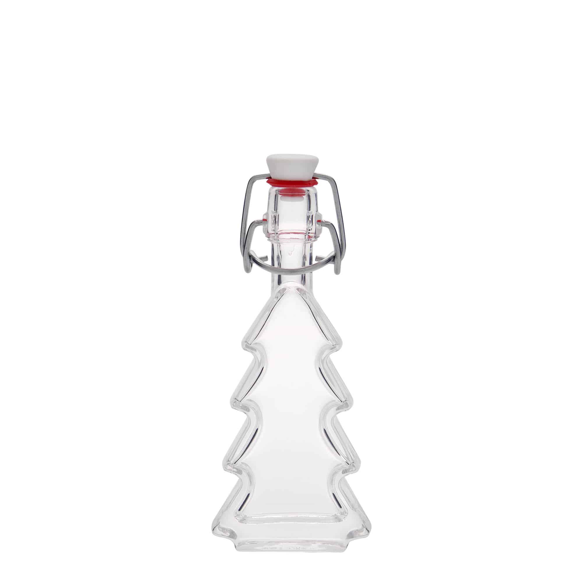 40 ml glass bottle ‘Christmas tree’, opening: swing top closure
