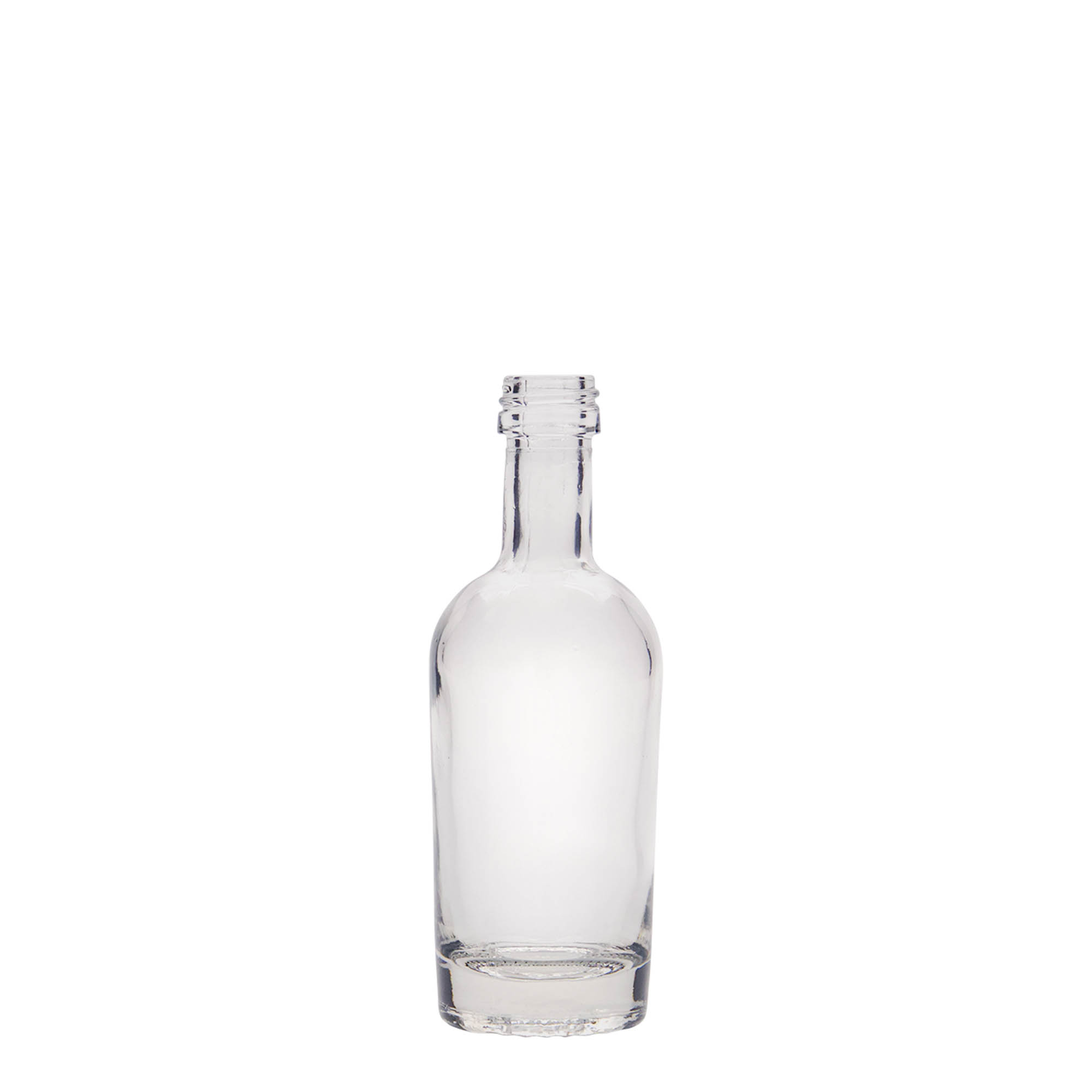 50 ml glass bottle 'Pepe', opening: PP 18