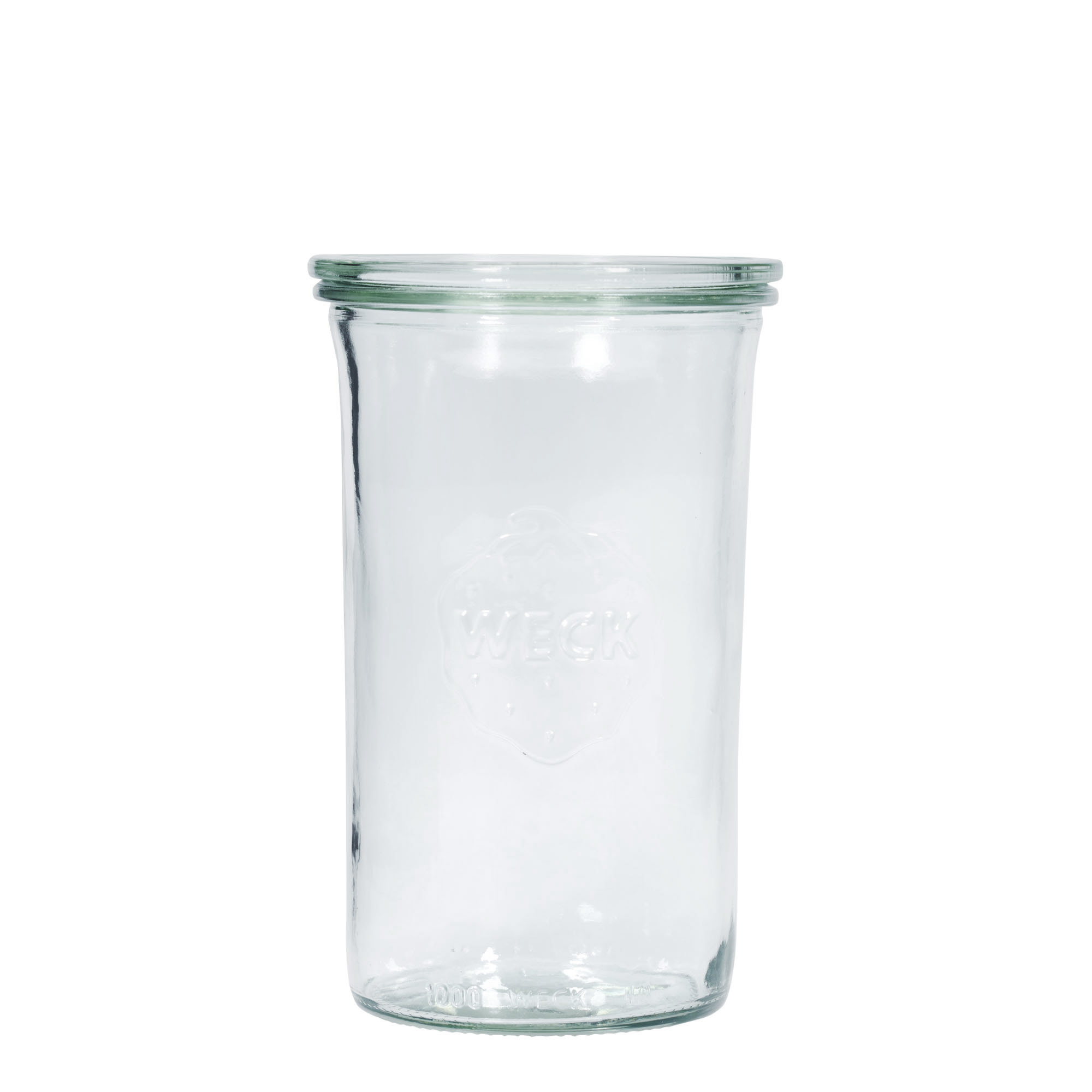 1,000 ml WECK inverted jar #, opening: round rim 1,000 ml WECK inverted jar #, opening: round rim