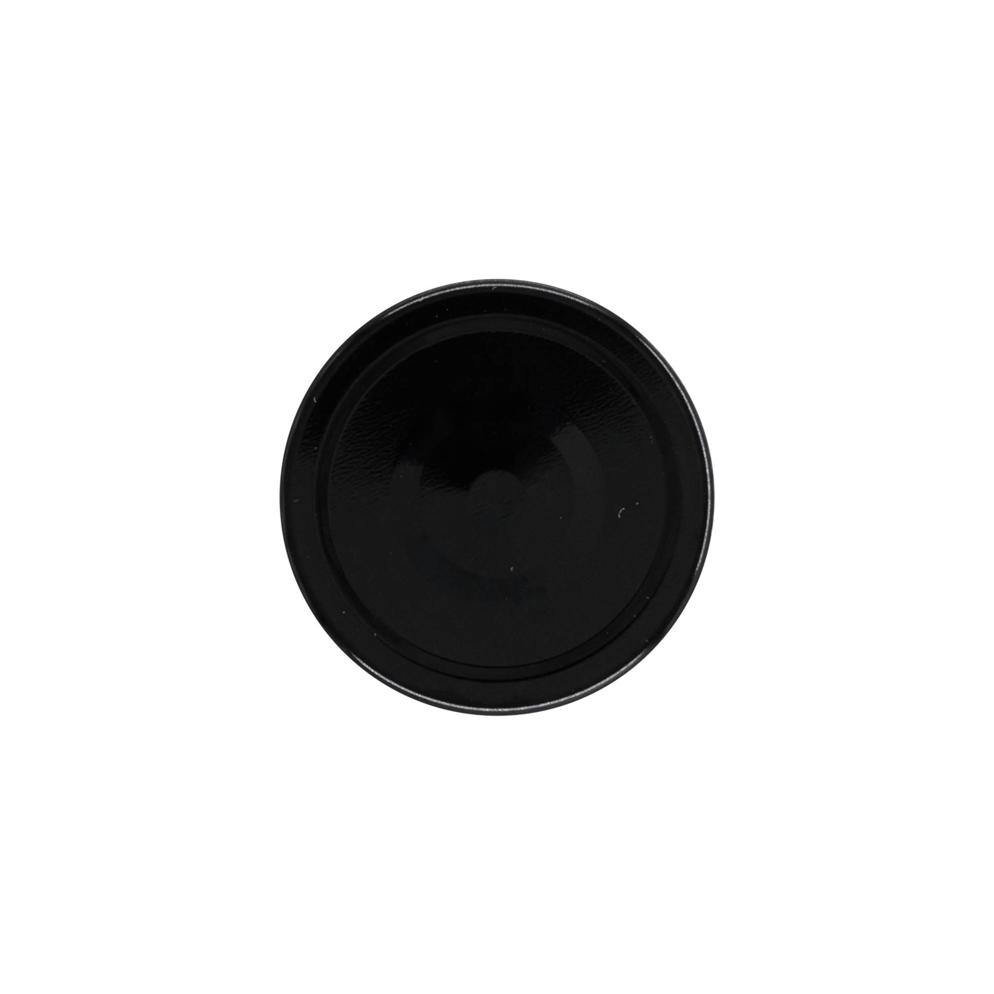 Deep Twist-off closure, tinplate, black, for opening: Deep-TO 66