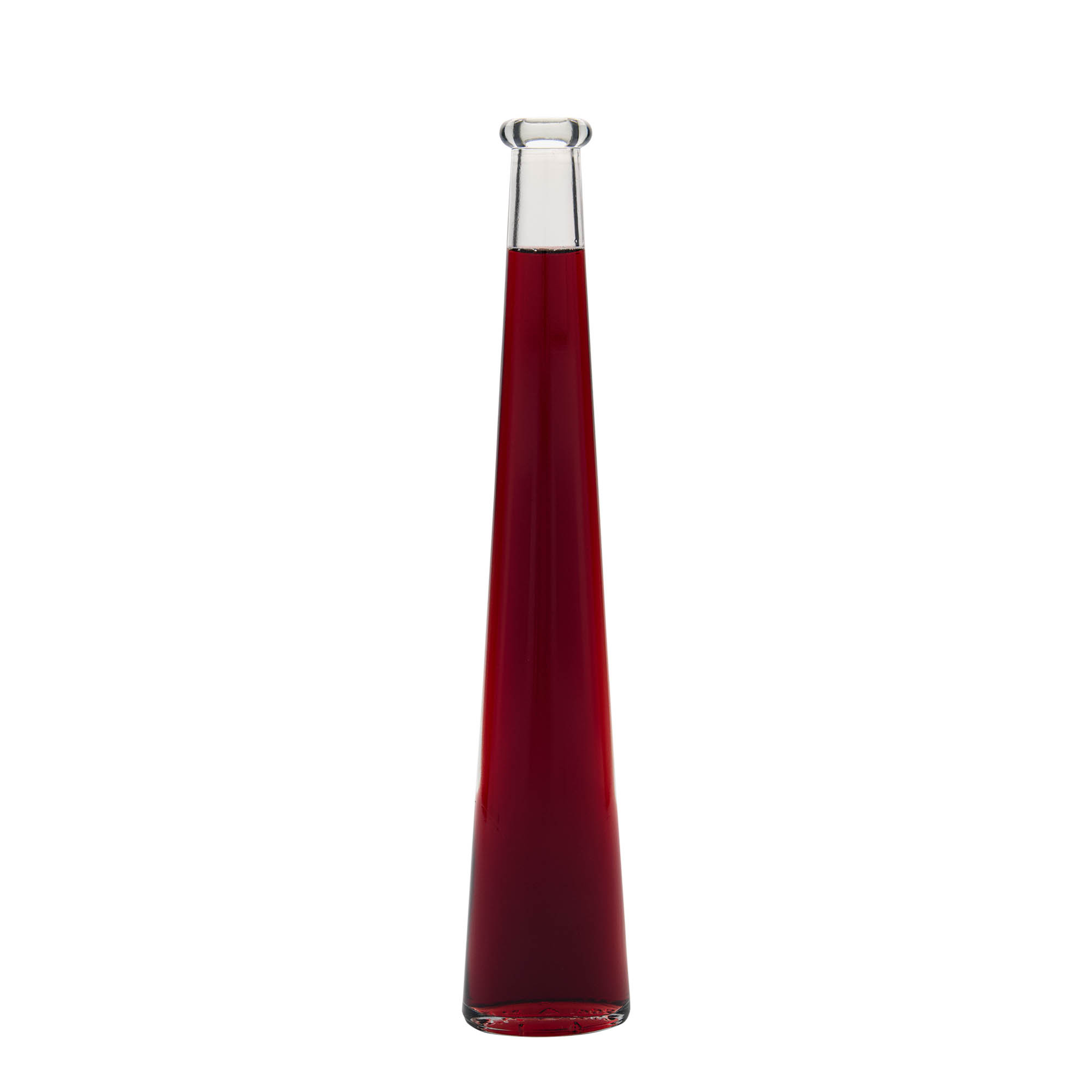 200 ml glass bottle 'Dama Ovale', oval, opening: cork