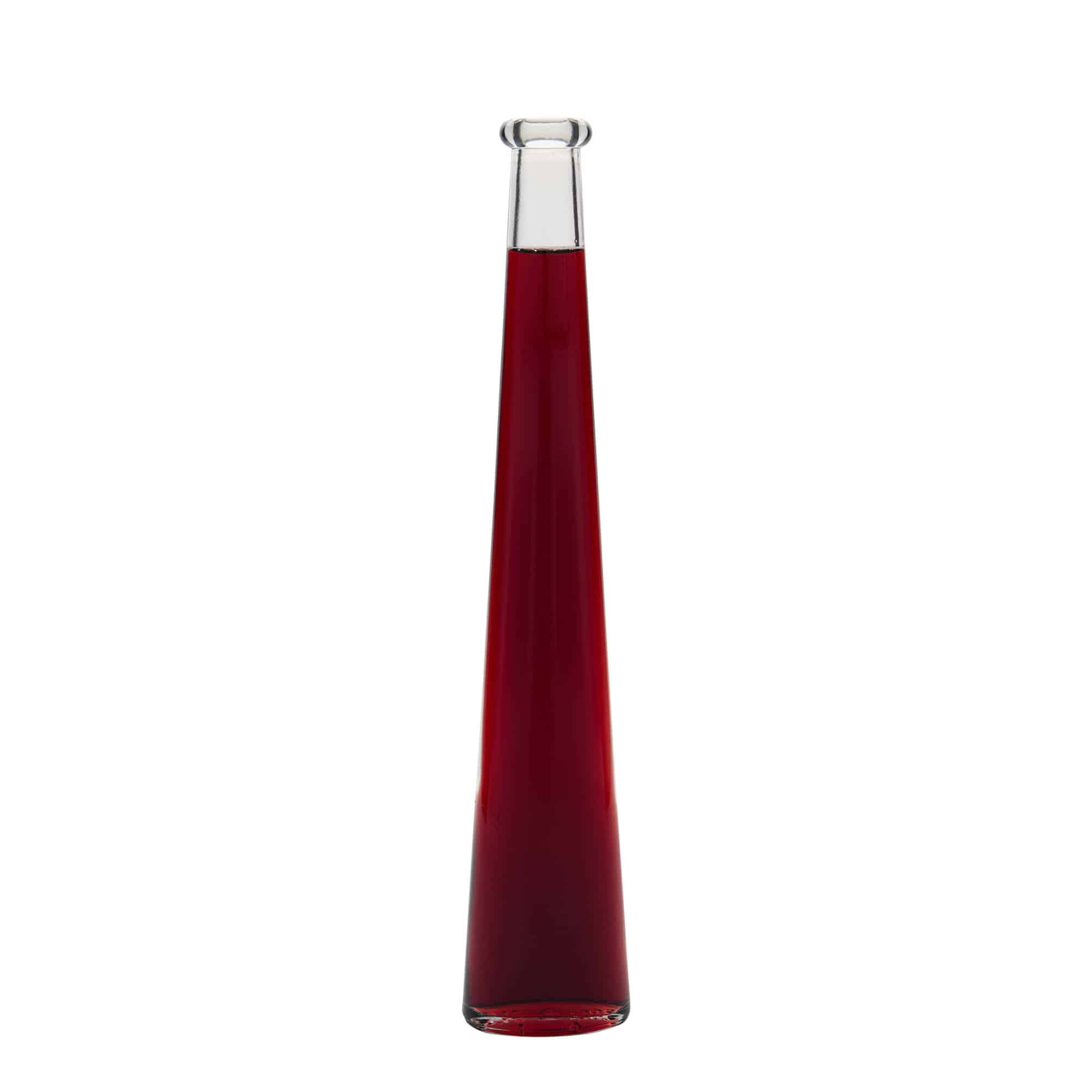200 ml glass bottle ‘Dama Ovale’, oval, opening: cork