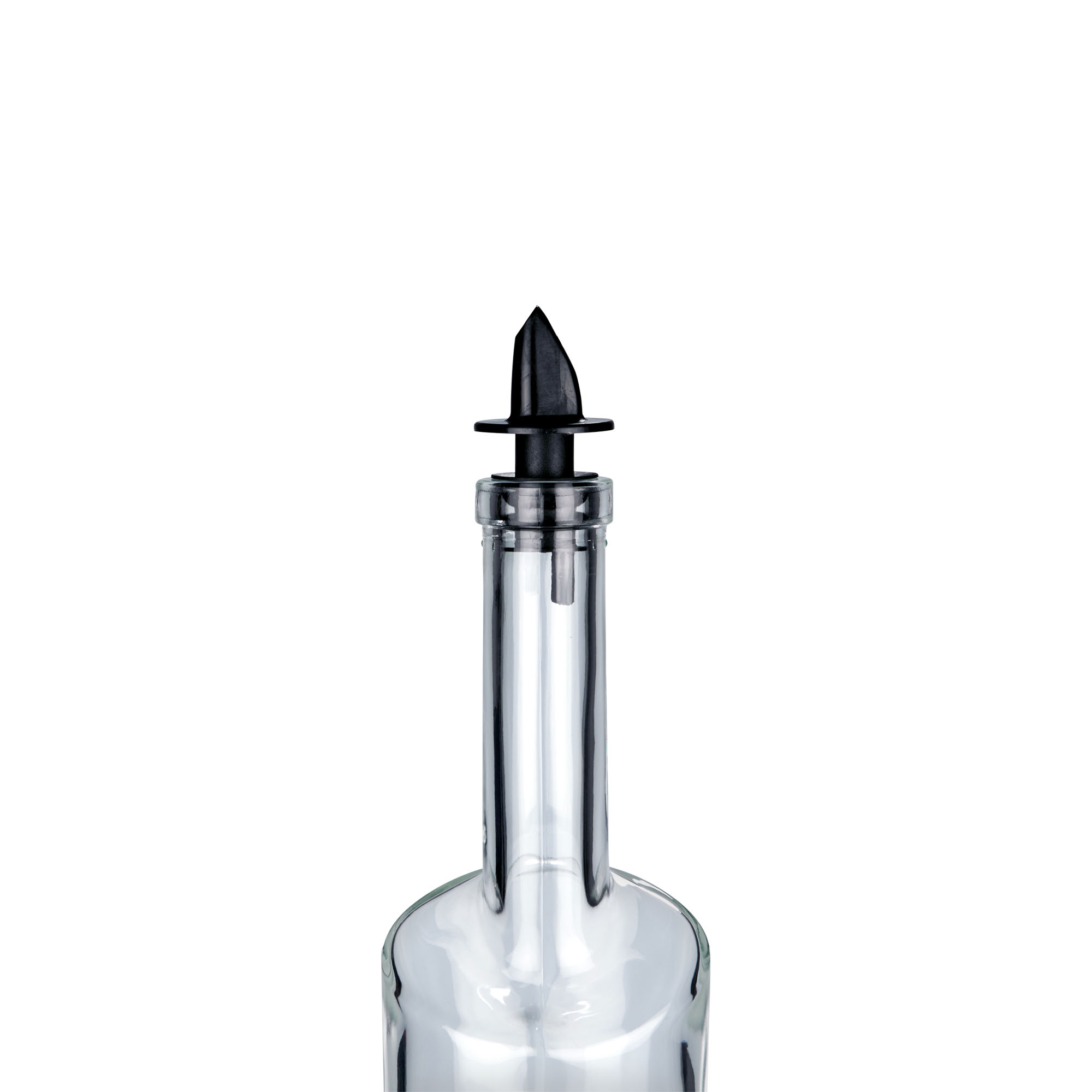 Jet Pour spout, PE plastic, black
