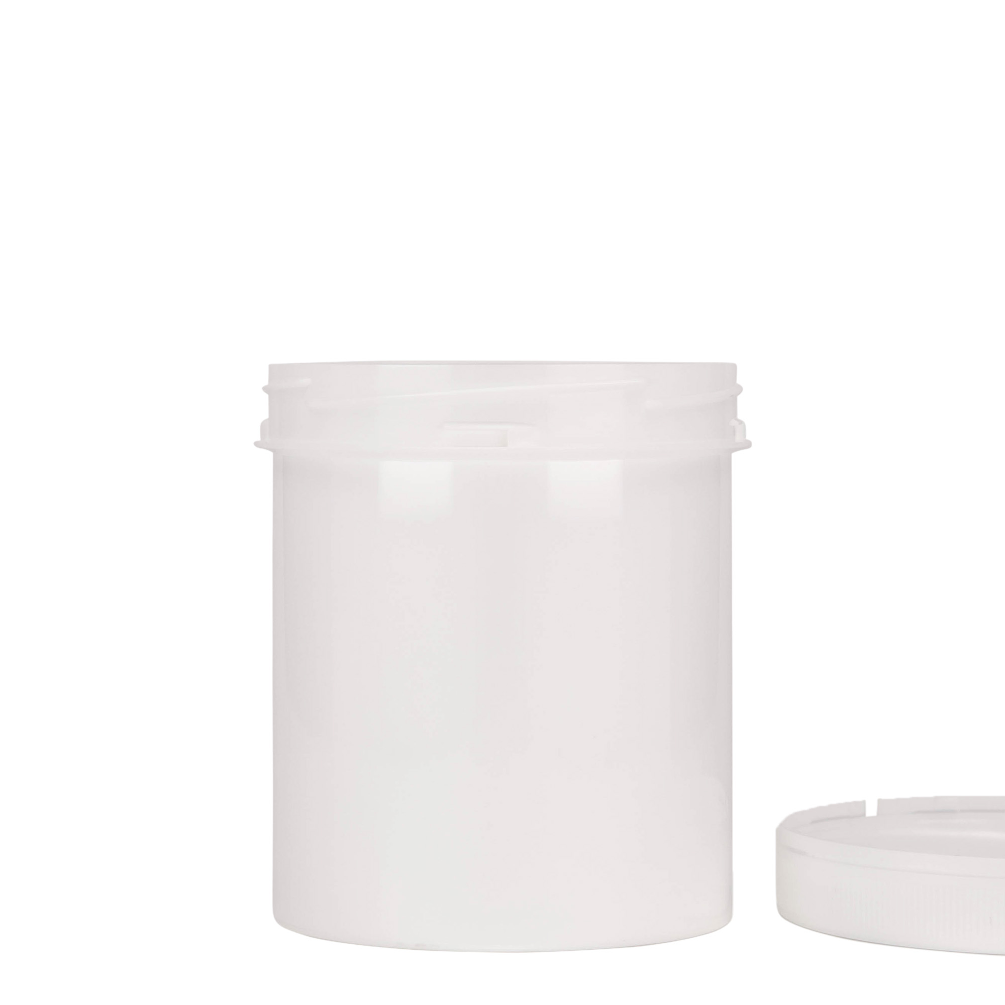 500 ml plastic container 'Securilock', PP, white, opening: screw cap 500 ml plastic container 'Securilock', PP, white, opening: screw cap