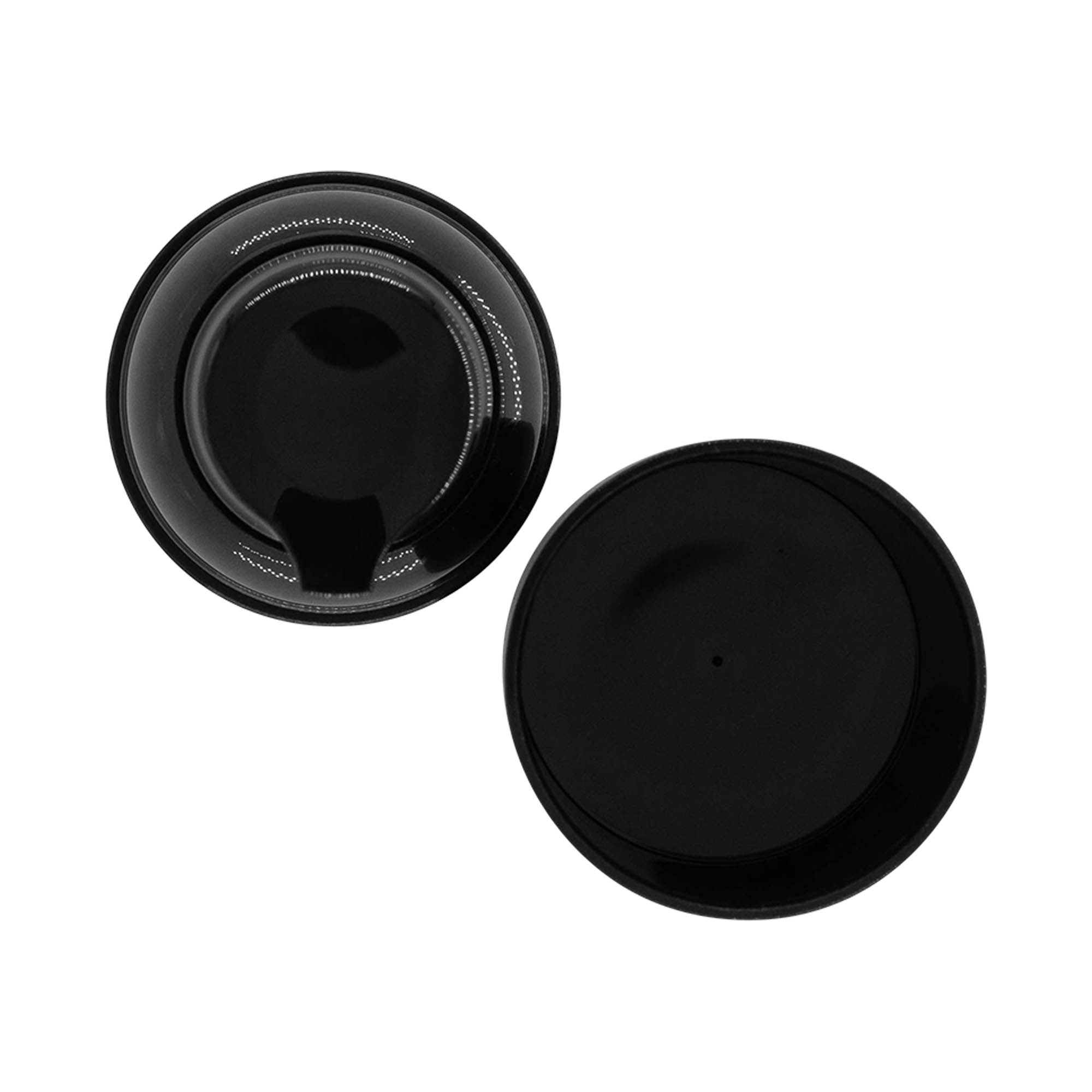 Airless Dispenser Pump Head 'Mezzo', PP Plastic, Black