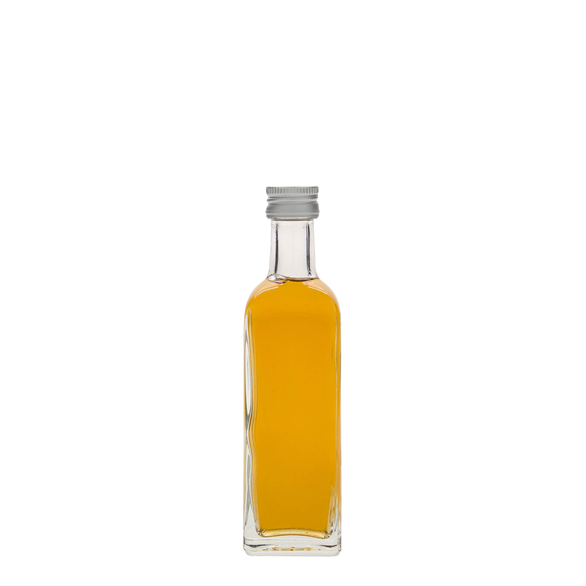 60 ml glass bottle 'Marasca', square, opening: PP 18