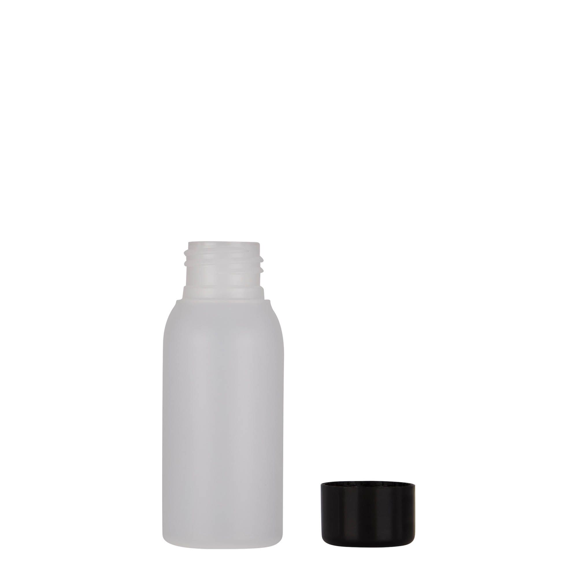 50 ml plastic bottle 'Tuffy', HDPE, natural, opening: 24/410 50 ml plastic bottle 'Tuffy', HDPE, natural, opening: 24/410