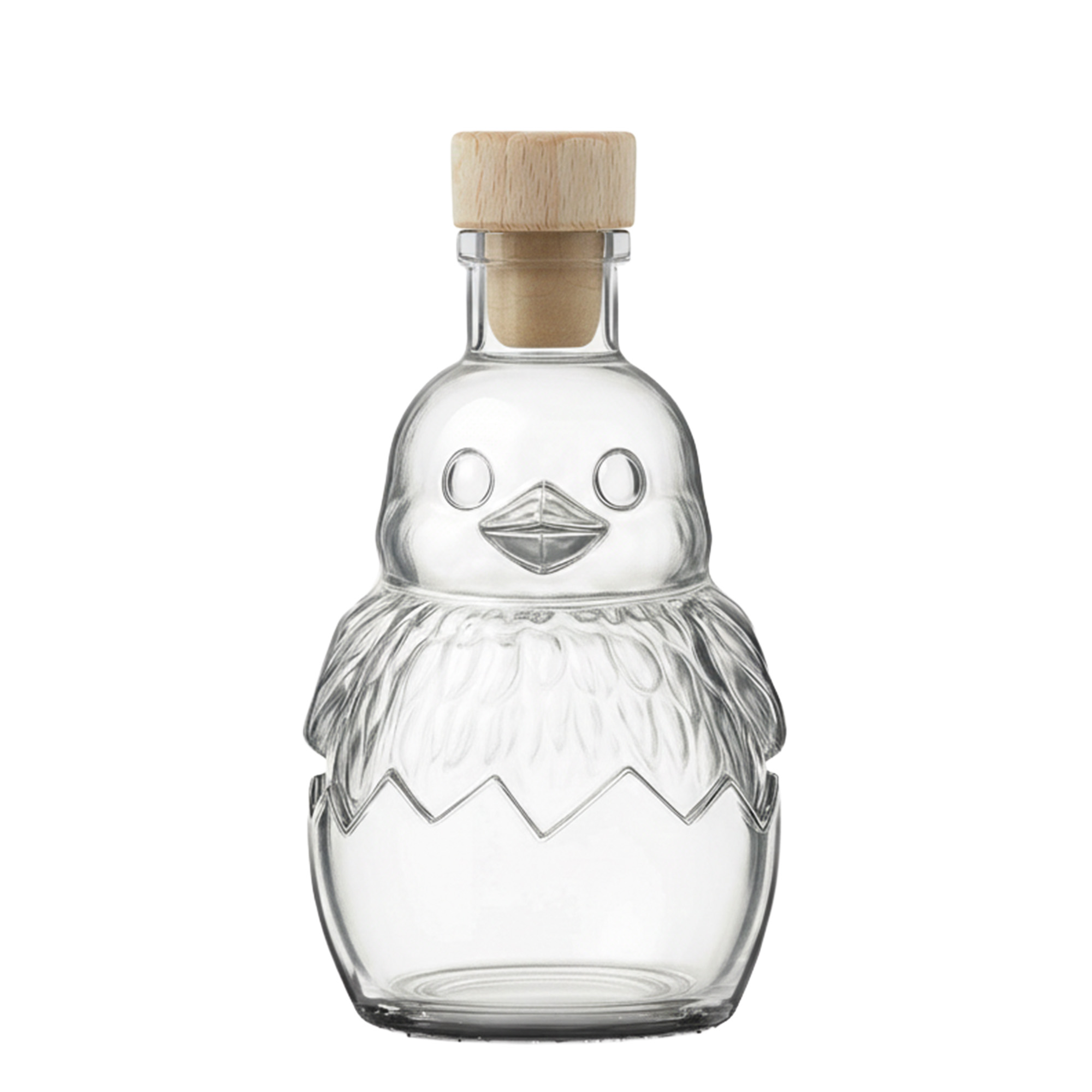 200 ml glass bottle 'Chick, opening: cork