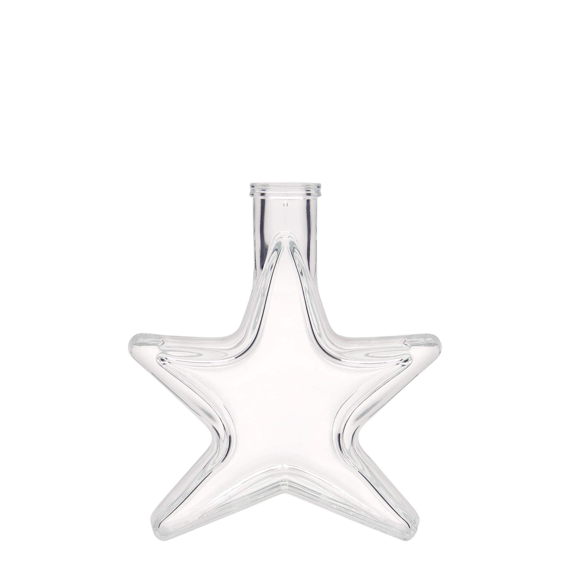 100 ml glass bottle 'Star', opening: cork 100 ml glass bottle 'Star', opening: cork
