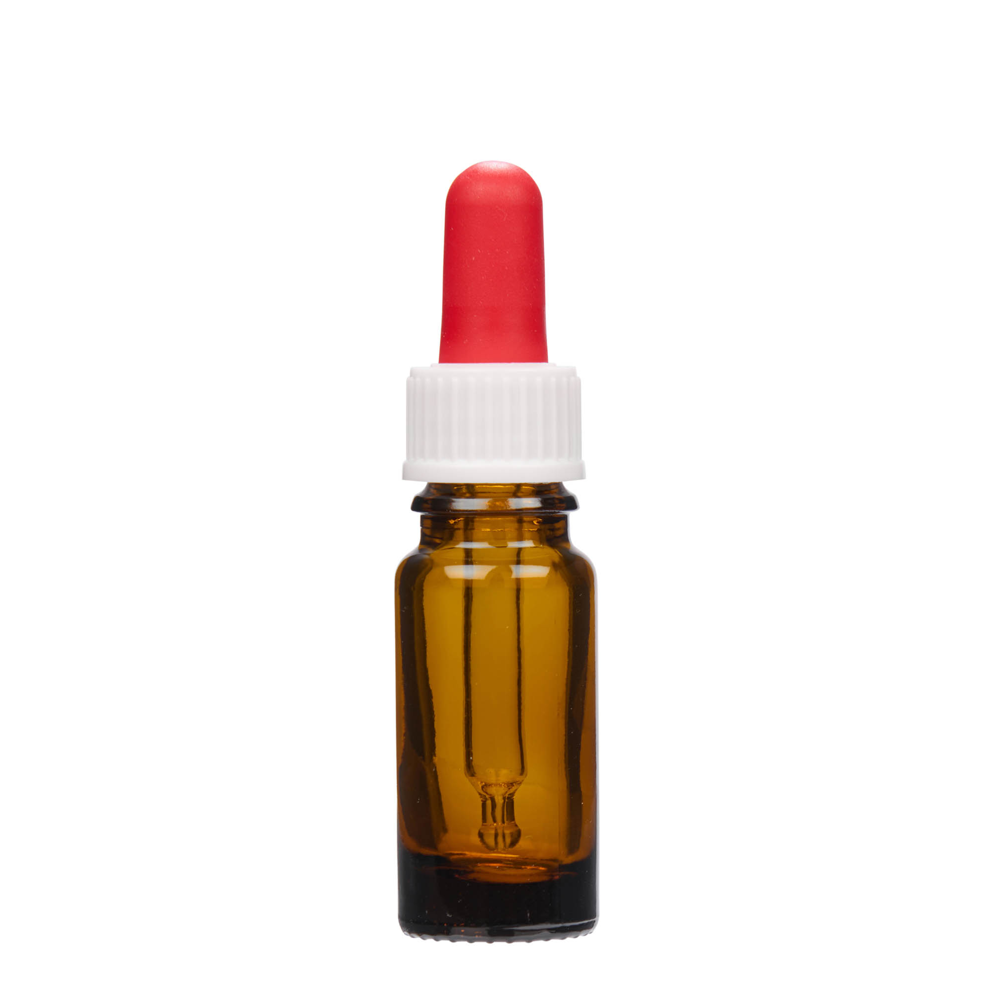 10 ml pipette bottle medicine, glass, brown, opening: DIN 18