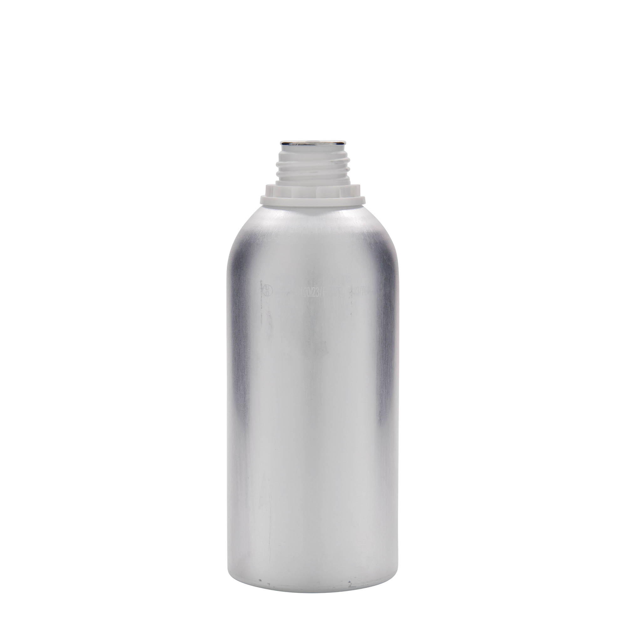 625 ml aluminium bottle, metal, silver, opening: DIN 32 625 ml aluminium bottle, metal, silver, opening: DIN 32