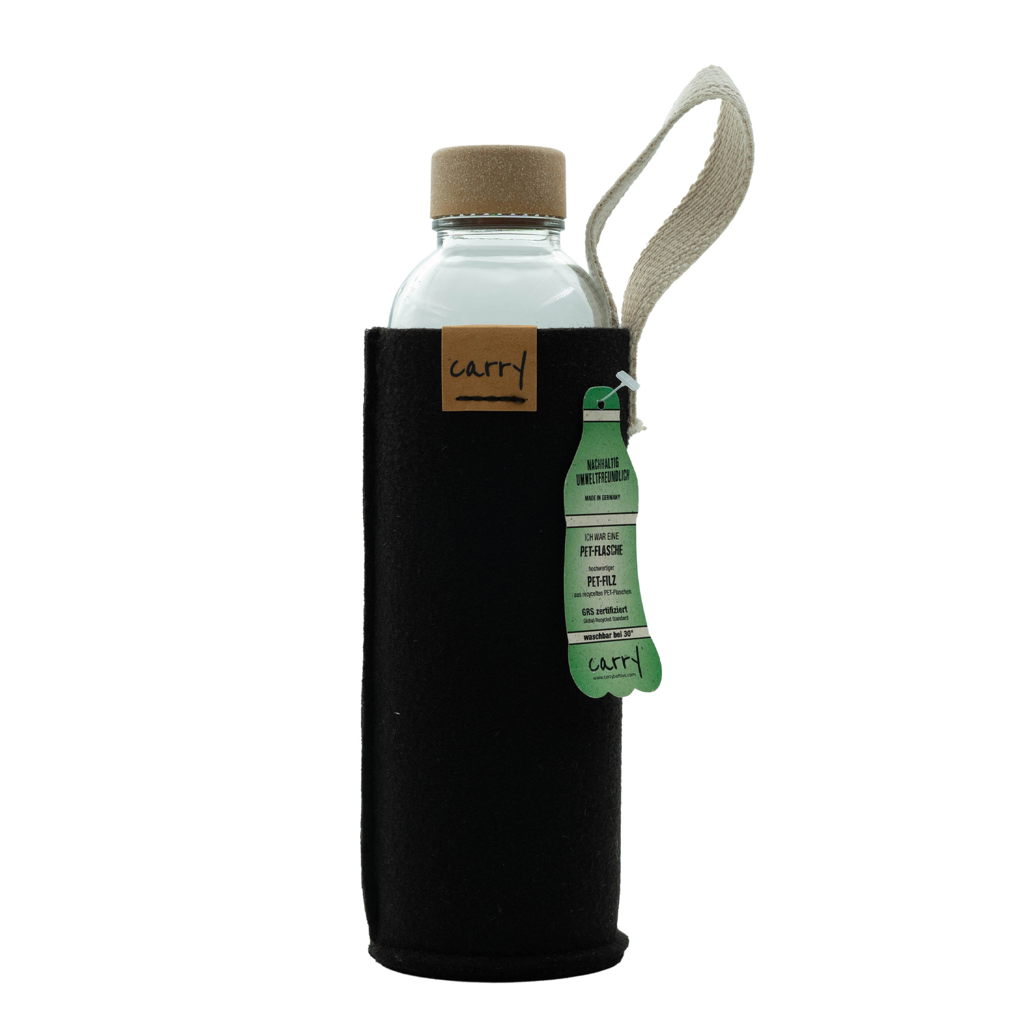 CARRY Sleeve, textile, black