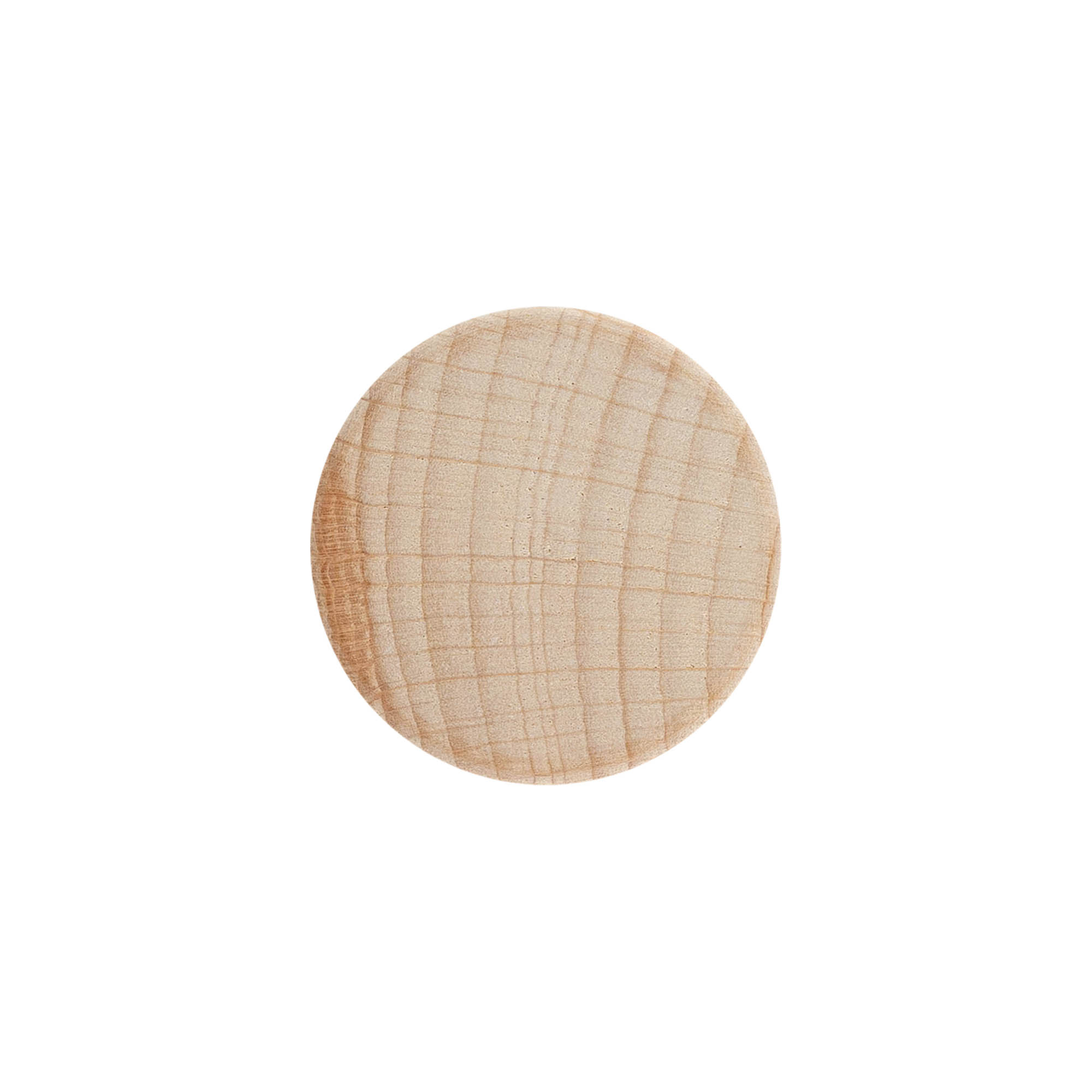 Screw cap, wood, beige, for opening: GPI 33/400 Screw cap, wood, beige, for opening: GPI 33/400