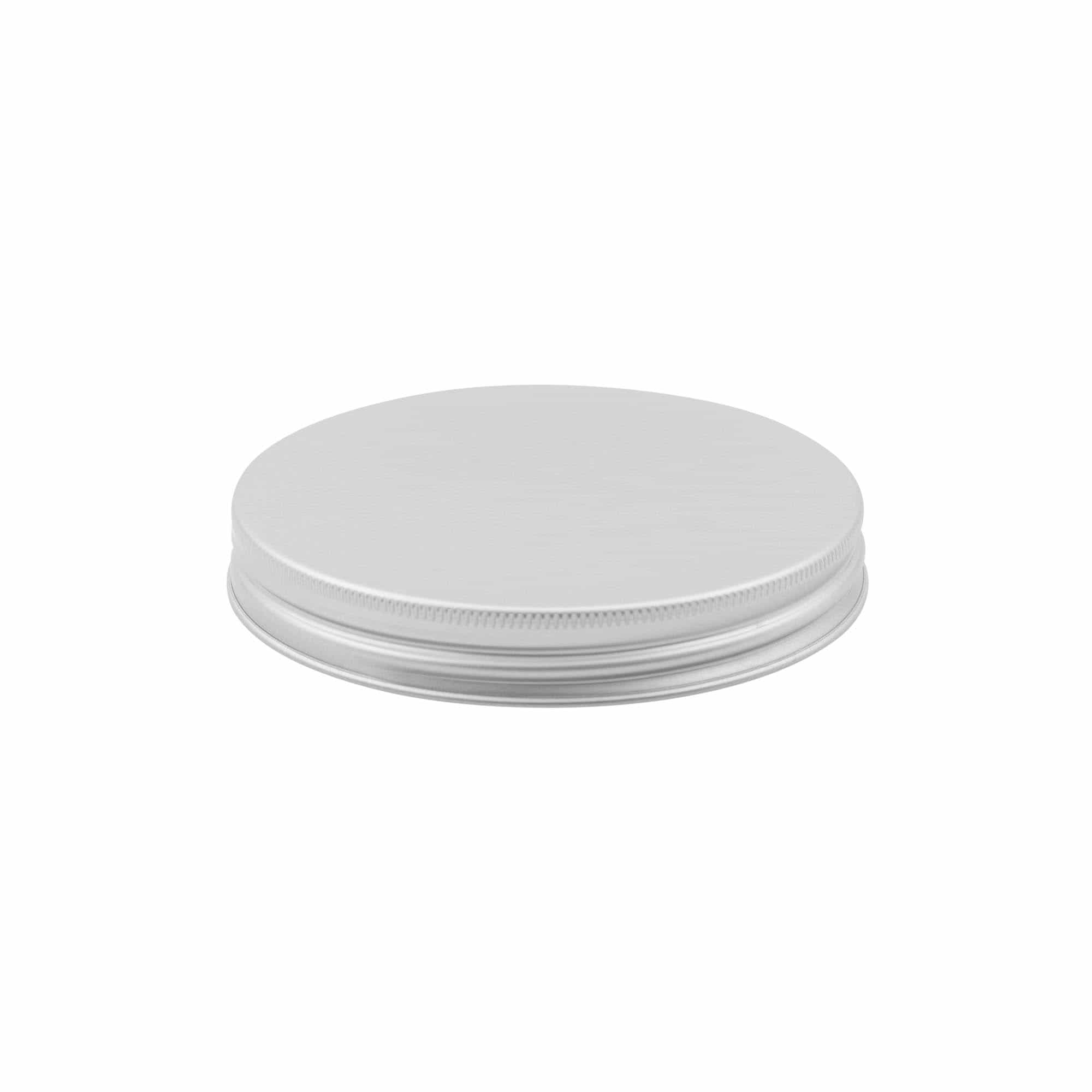 Screw cap, aluminium, silver, for opening: 100/400