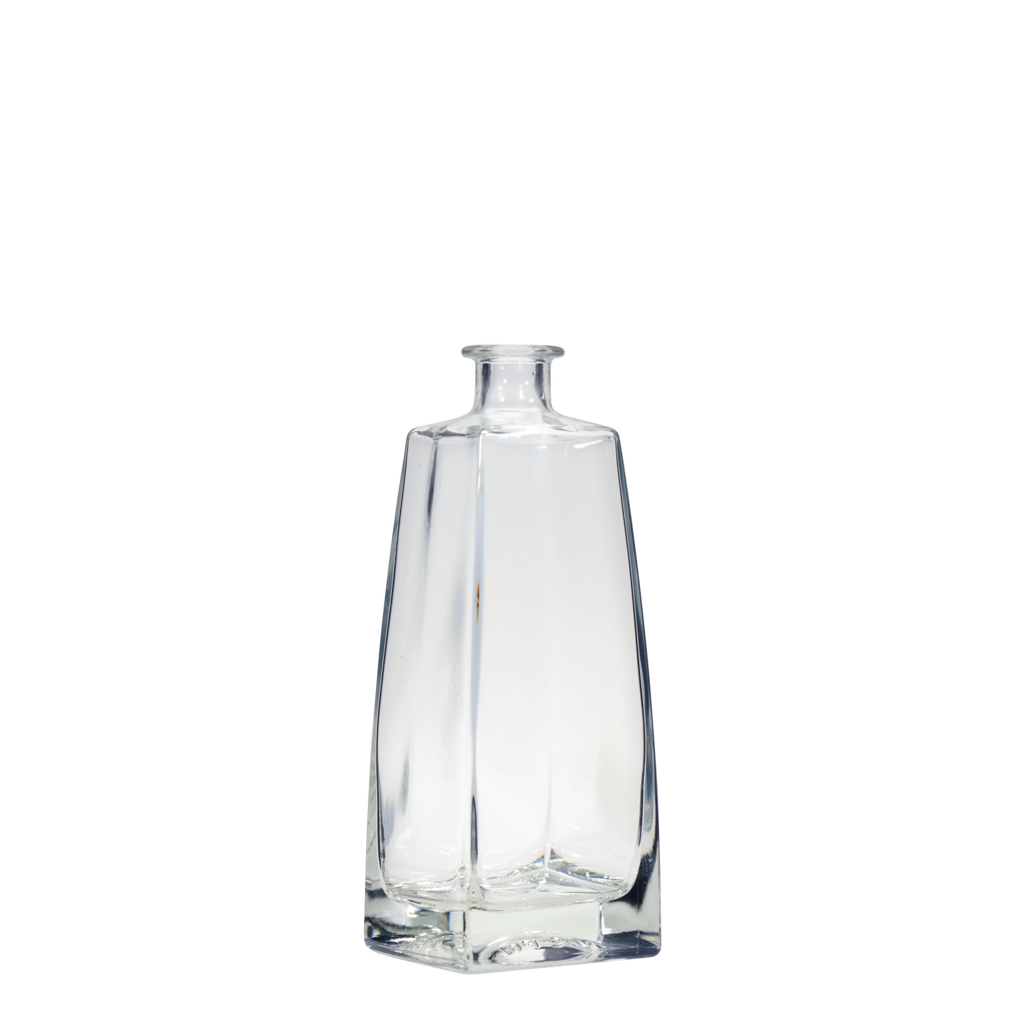 700 ml glass bottle 'Timmy', rectangular, closure: cork