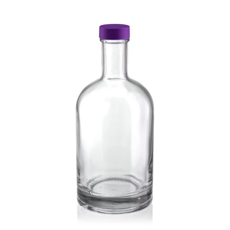 Screw cap, ABS plastic, violet, for opening: GPI 28/400