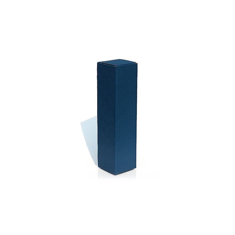 Gift box 'Wave', rectangular, cardboard, blue