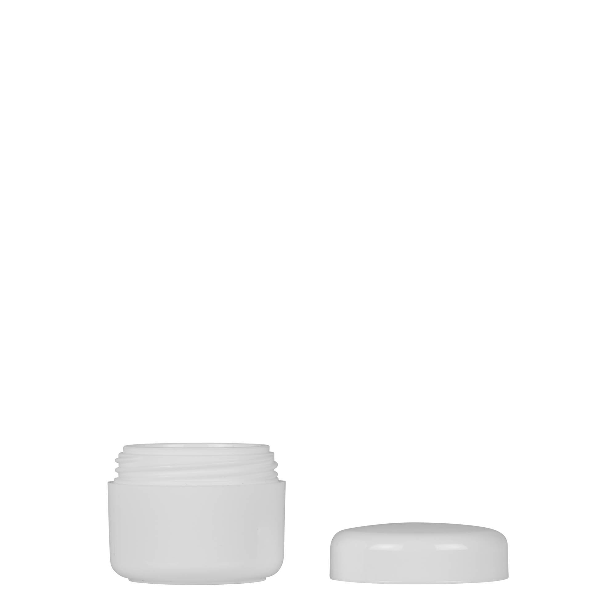 5 ml plastic container 'Bianca', PP, white, opening: screw cap 5 ml plastic container 'Bianca', PP, white, opening: screw cap