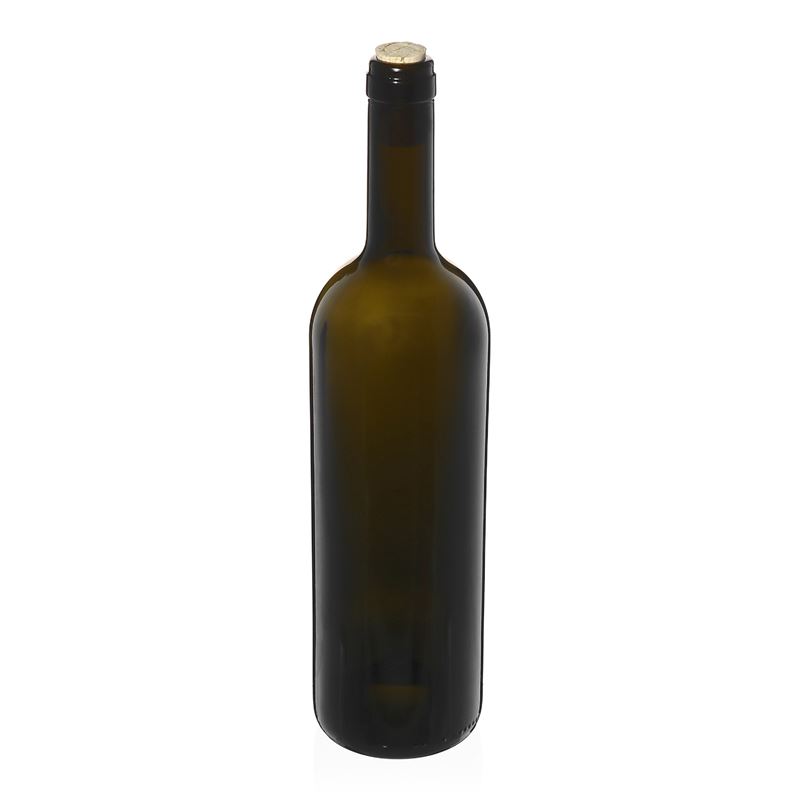 750 ml wine bottle 'Golia', antique green, closure: cork 750 ml wine bottle 'Golia', antique green, closure: cork