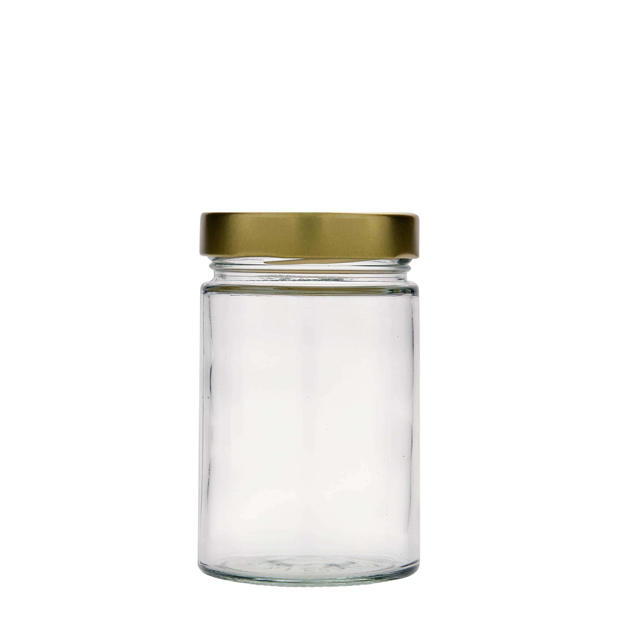 327 ml round glass ‘Aurora’, opening: Deep-Twist-off (DTO 66)