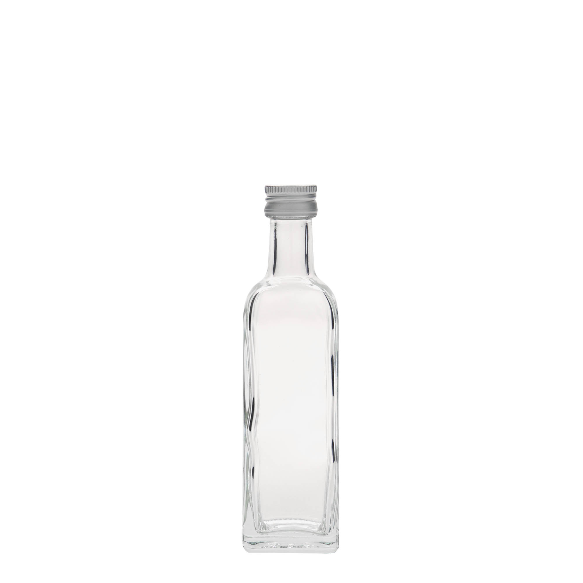 60 ml glass bottle 'Marasca', square, opening: PP 18