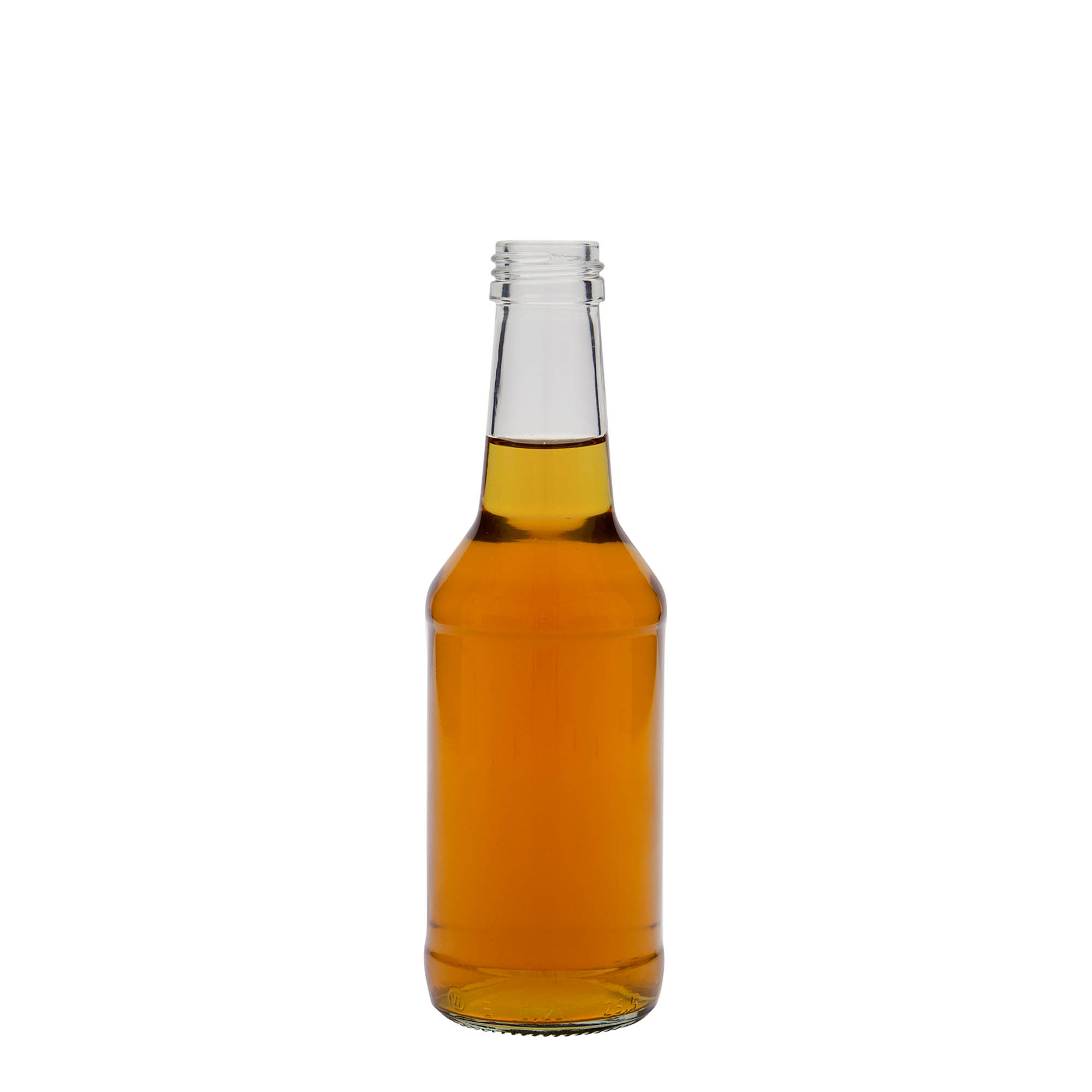 250 ml glass bottle ‘Nils’, opening: PP 28