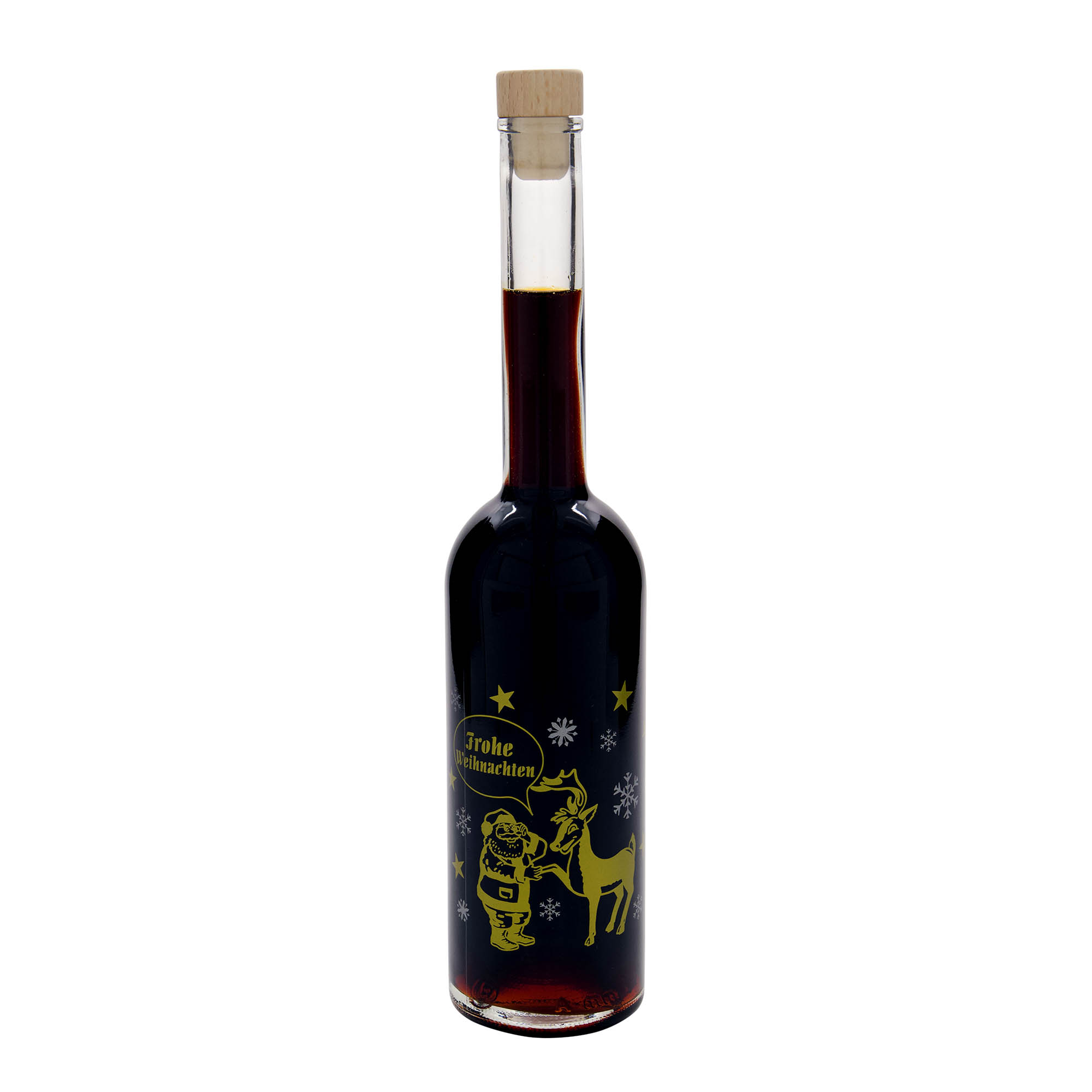 500 ml glass bottle 'Opera', design: fireworks, opening: cork 500 ml glass bottle 'Opera', design: fireworks, opening: cork