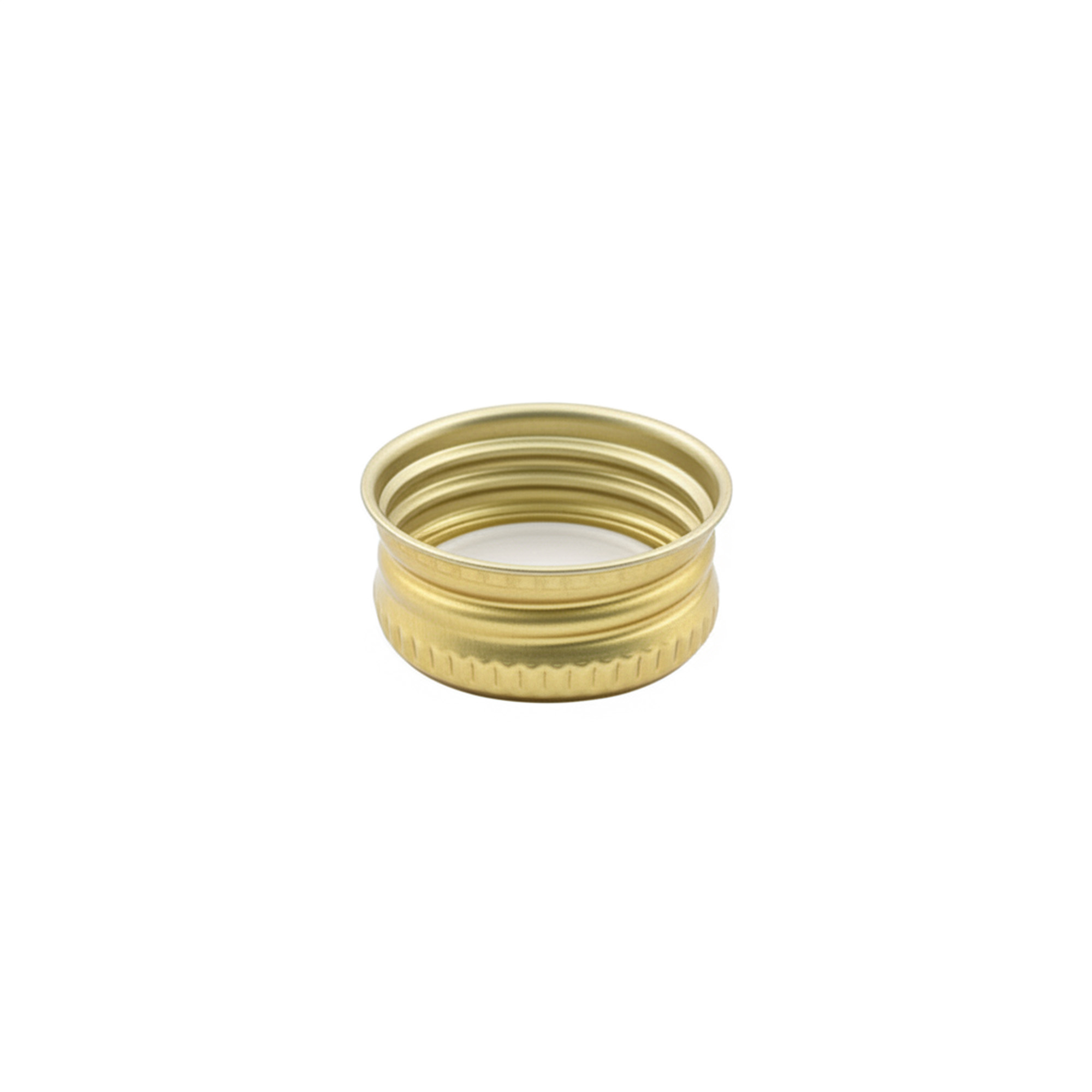 Screw cap, metal, gold, for opening: PP 28