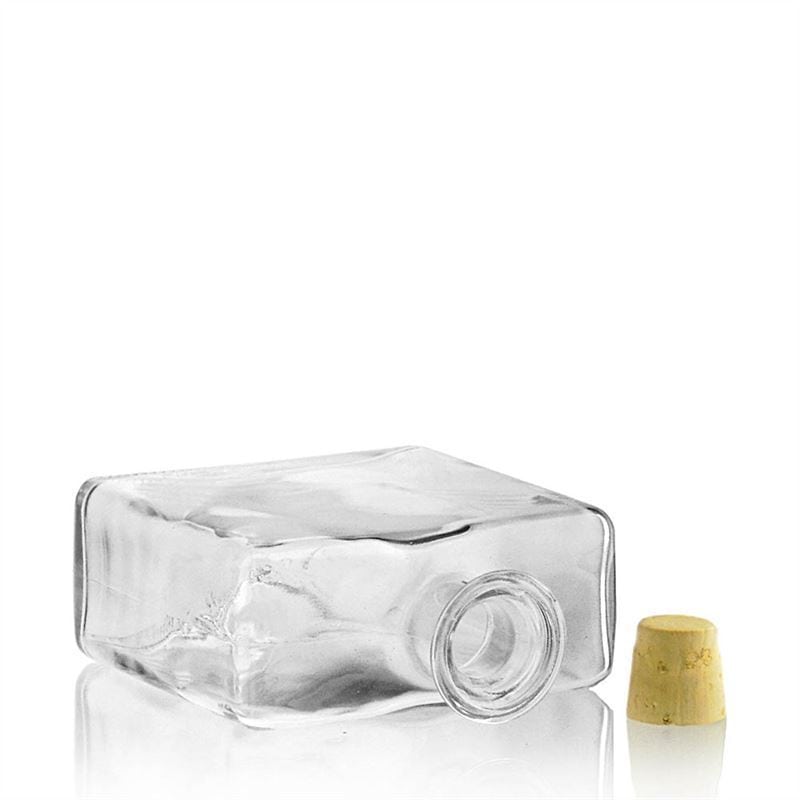 500 ml glass bottle ‘Julia’, rectangular, opening: cork