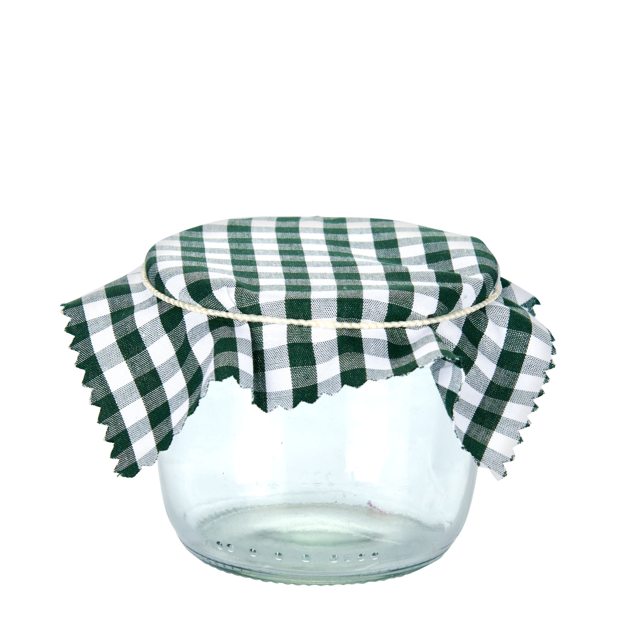 Checkered fabric coaster 12x12, square, textile, dark green, opening: TO38-TO53